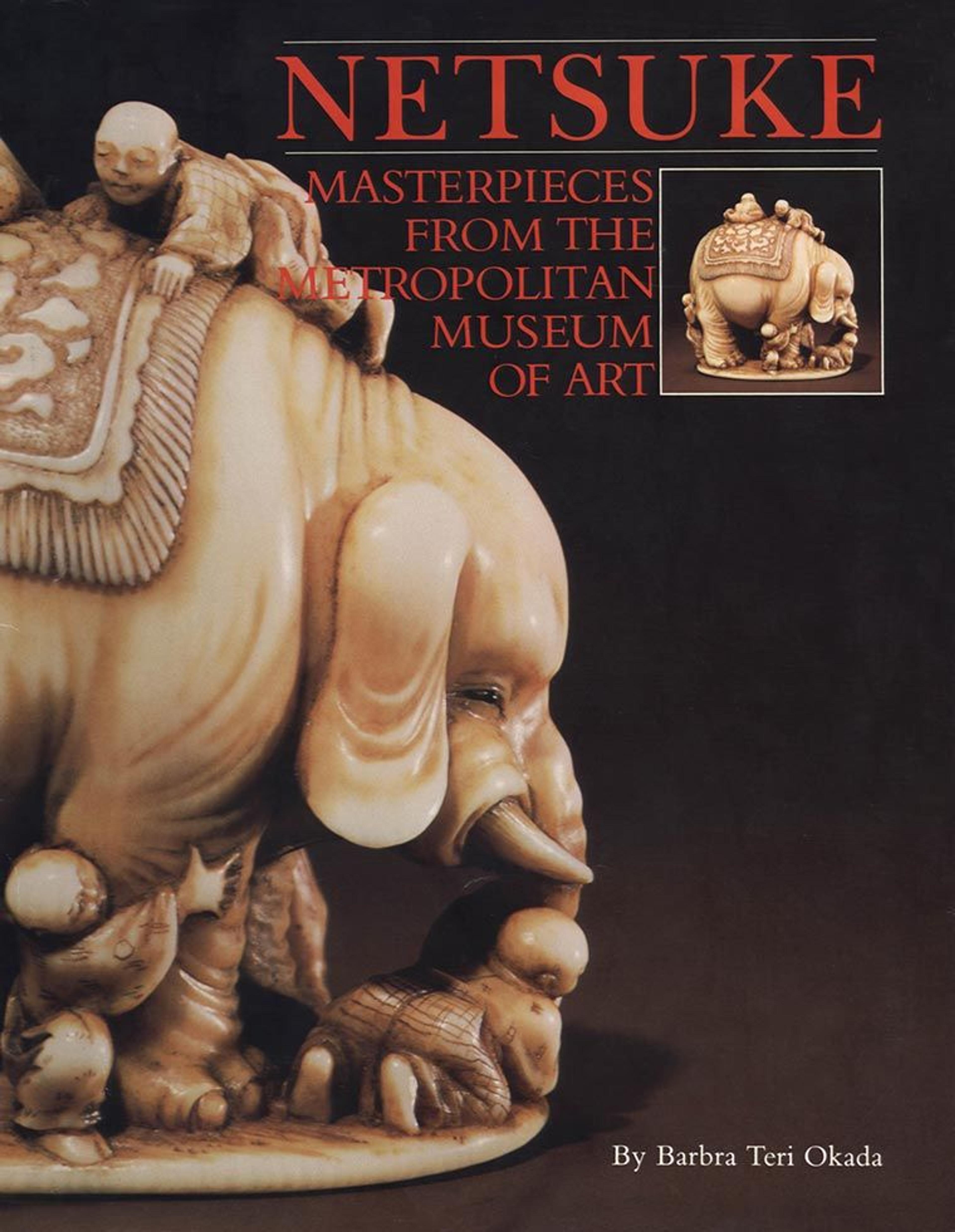 A netsuke figure of an elephant