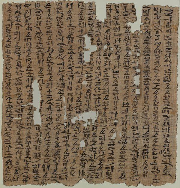 Heqanakht Letter I. Middle Kingdom, Dynasty 12, reign of Senwosret I (ca. 1961–1917 B.C.). Papyrus, ink; H. 28.4 cm (11 3/16 in.), W. 27.1 cm (10 11/16 in.). The Metropolitan Museum of Art, New York, Rogers Fund and Edward S. Harkness Gift, 1922 (22.3.516)