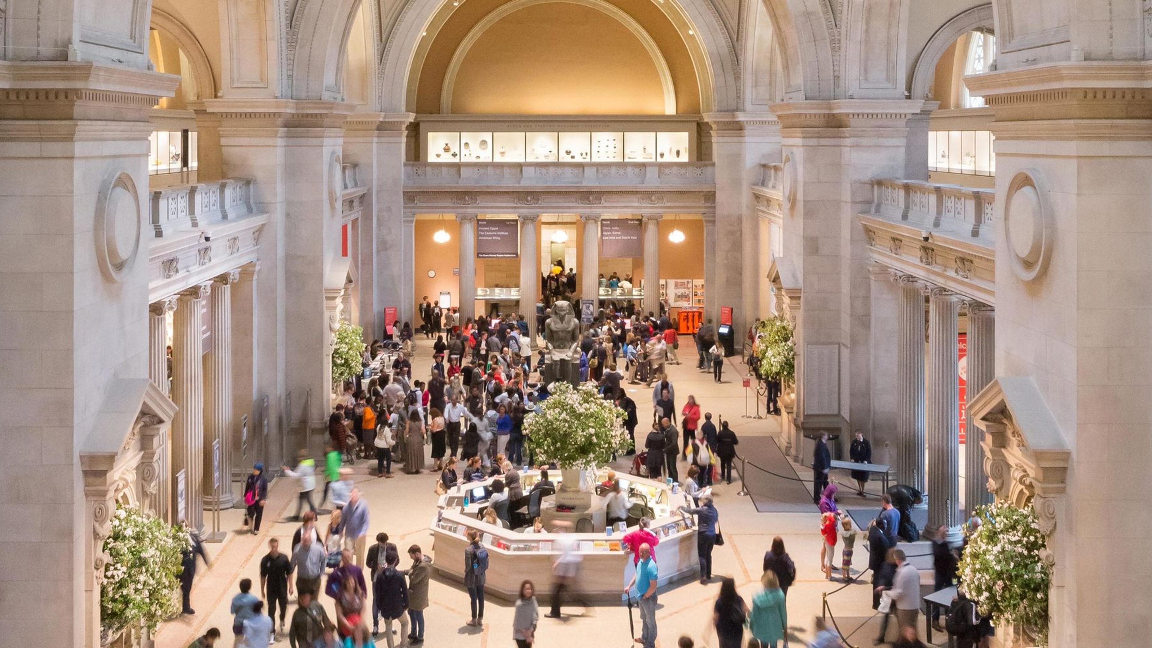 View of The Met Fifth Avenue Great Hall