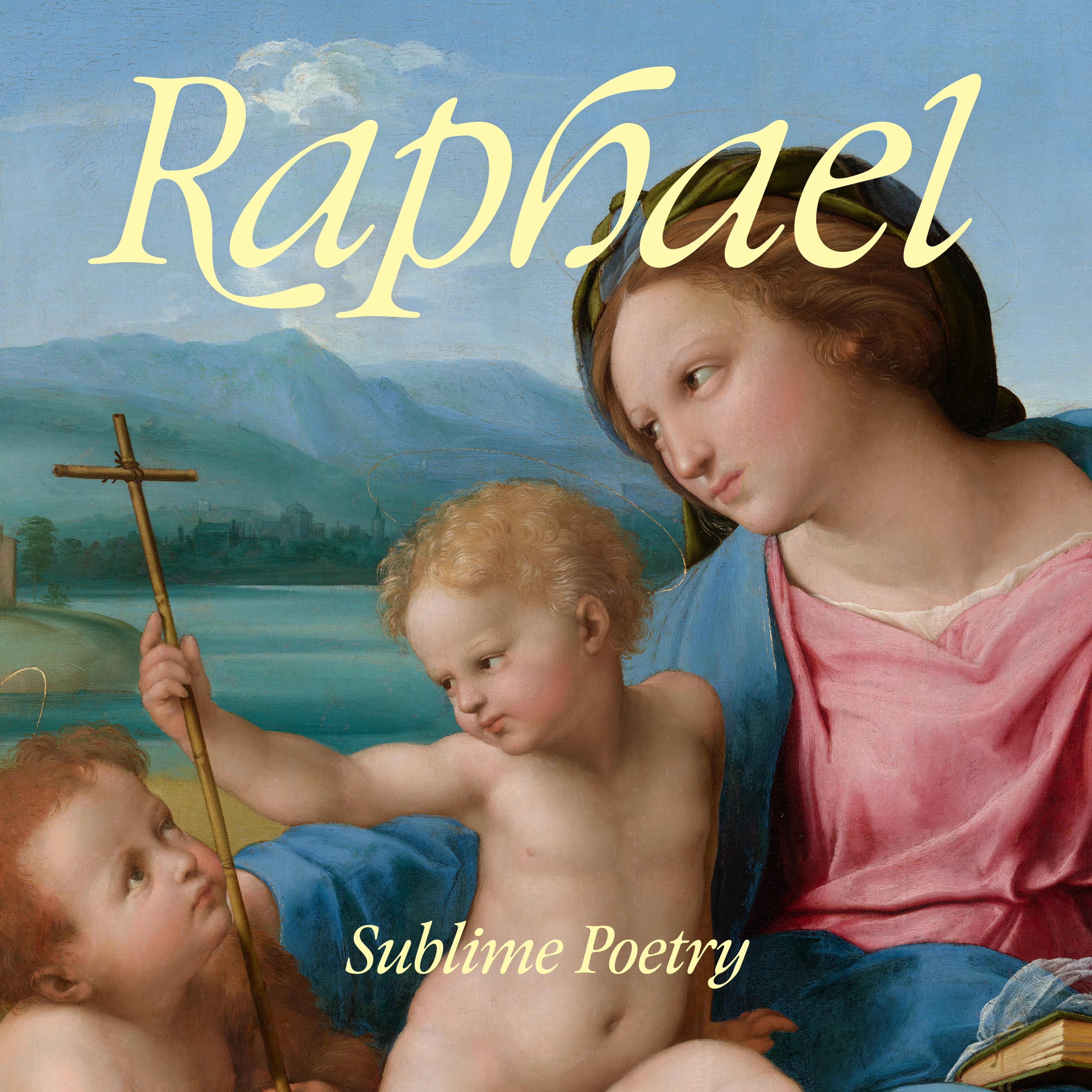 Painting of a woman holding a naked child holding a cross