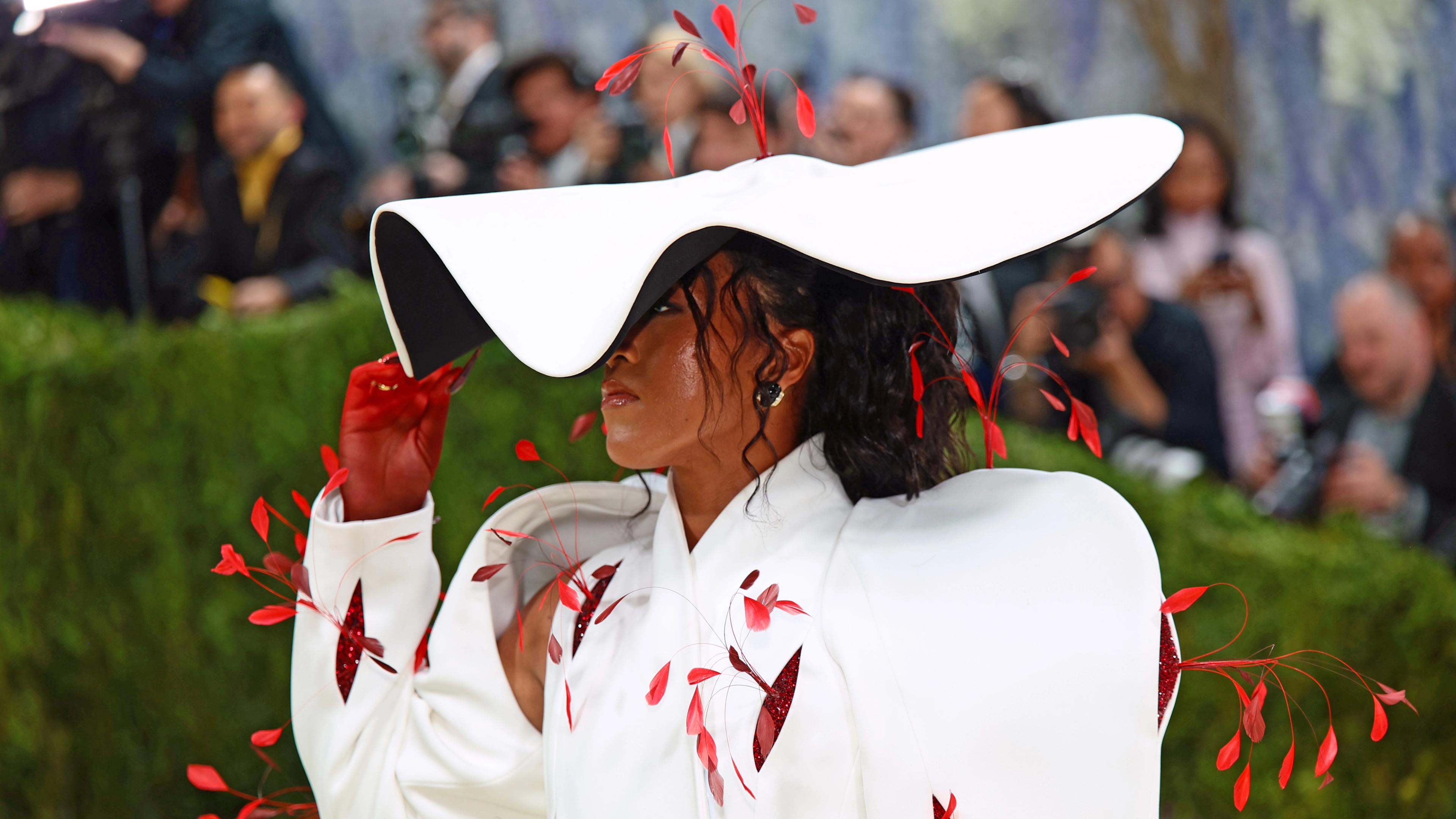 Image of Naomi Osaka on the 2026 Met Gala Red Carpet