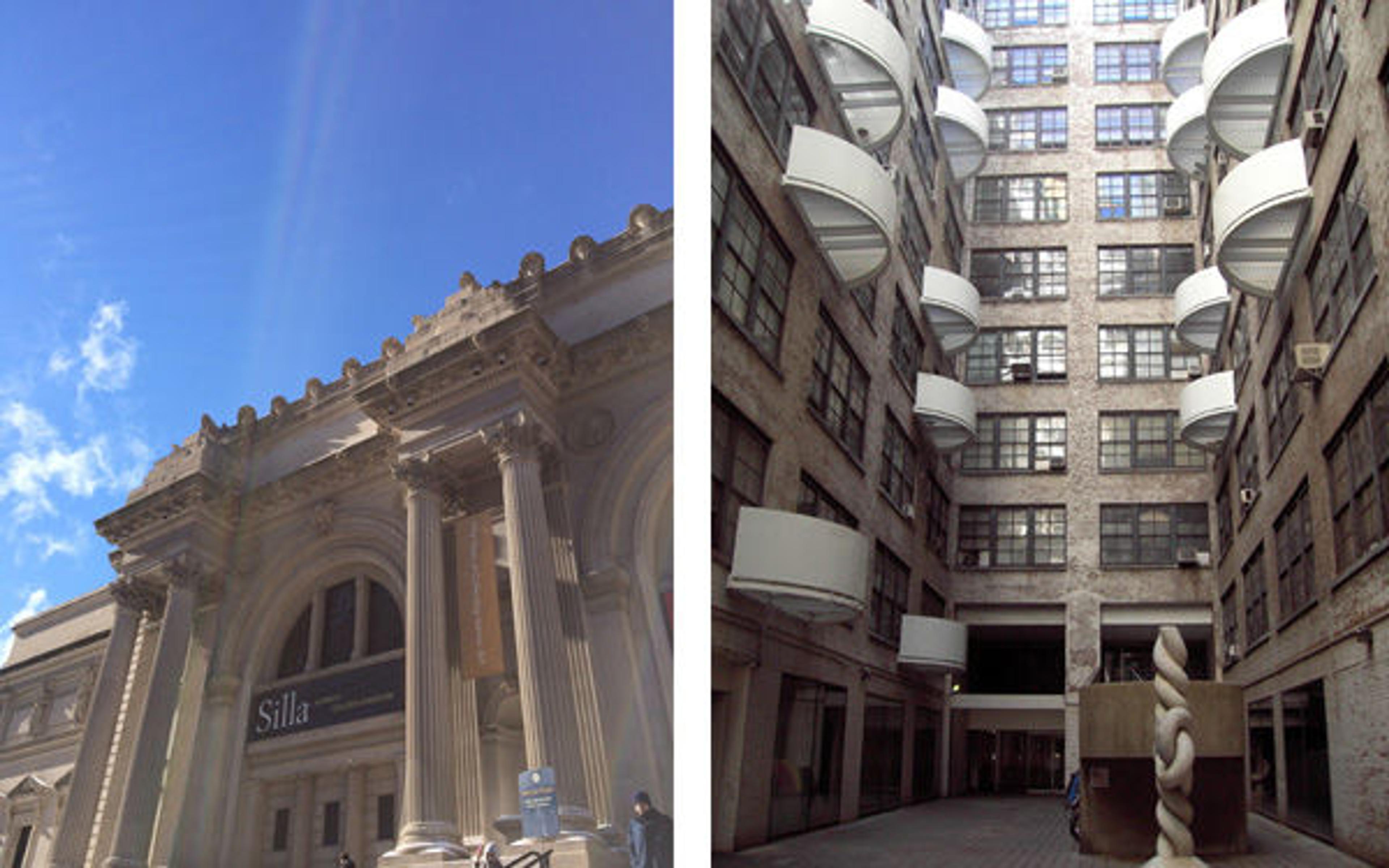 The Museum (left) and the Wesbeth Home to the Arts (right)