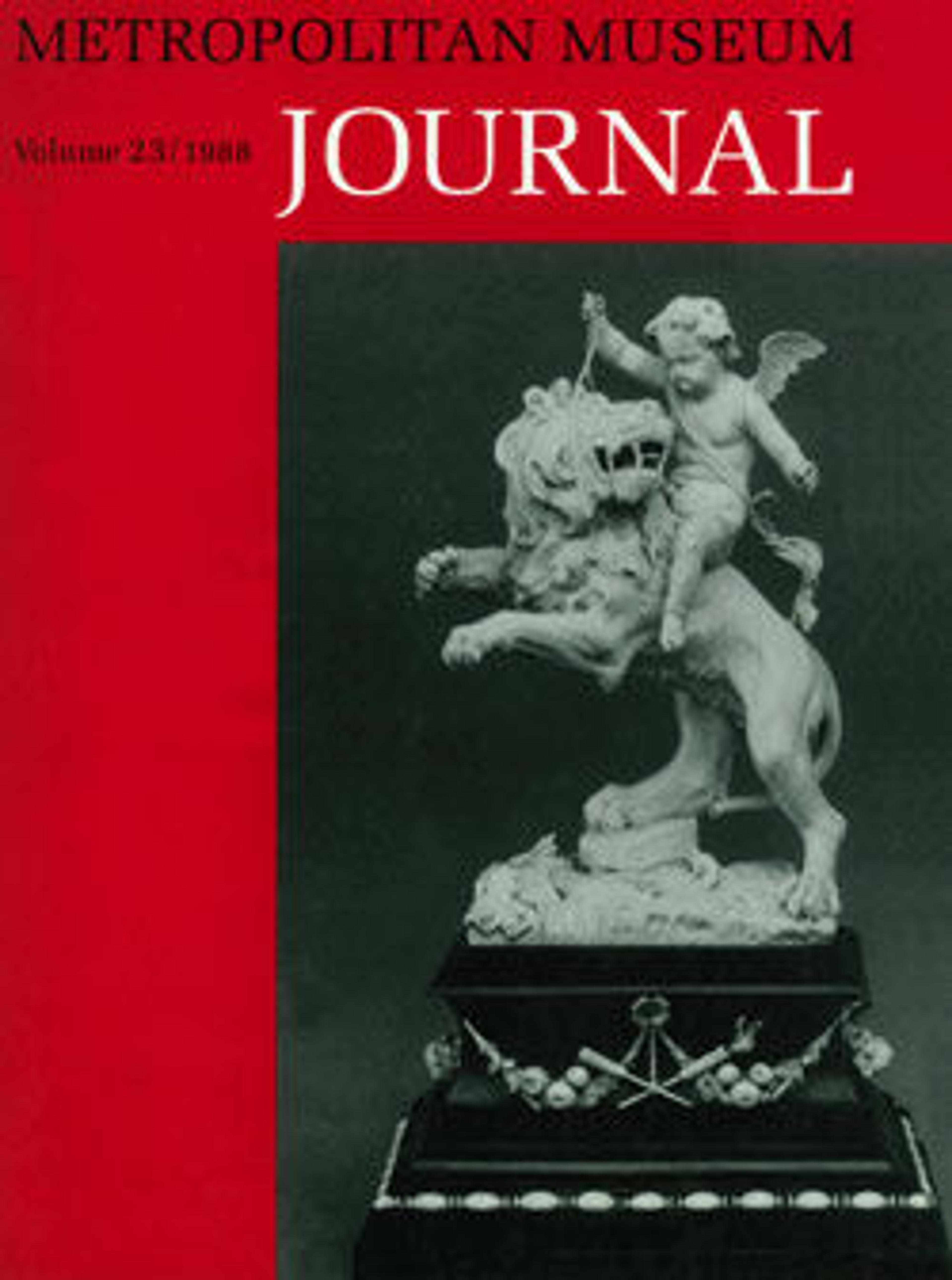 The Metropolitan Museum Journal, v. 23 (1988)