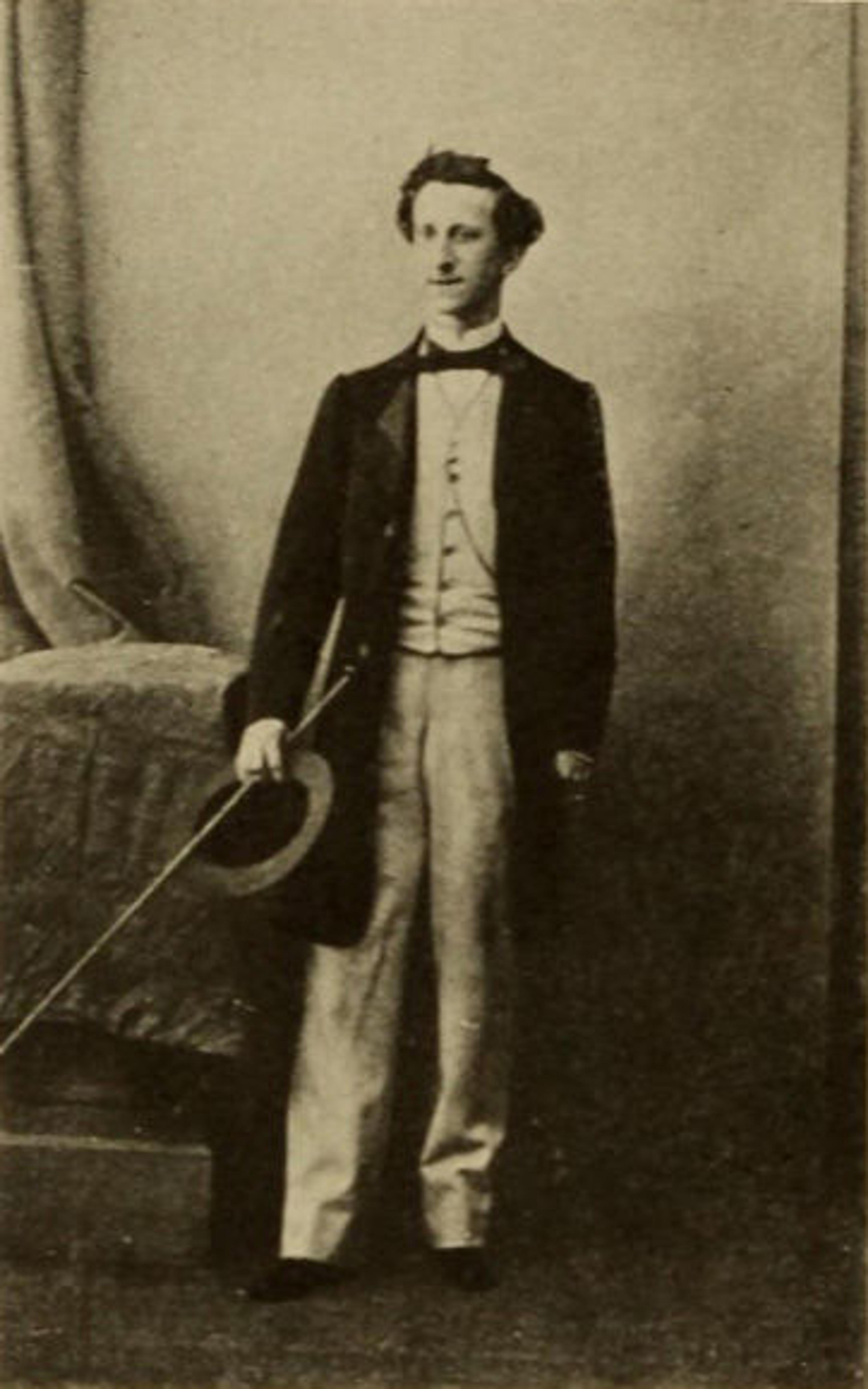 Portrait of William H. Riggs taken in Paris, about 1858