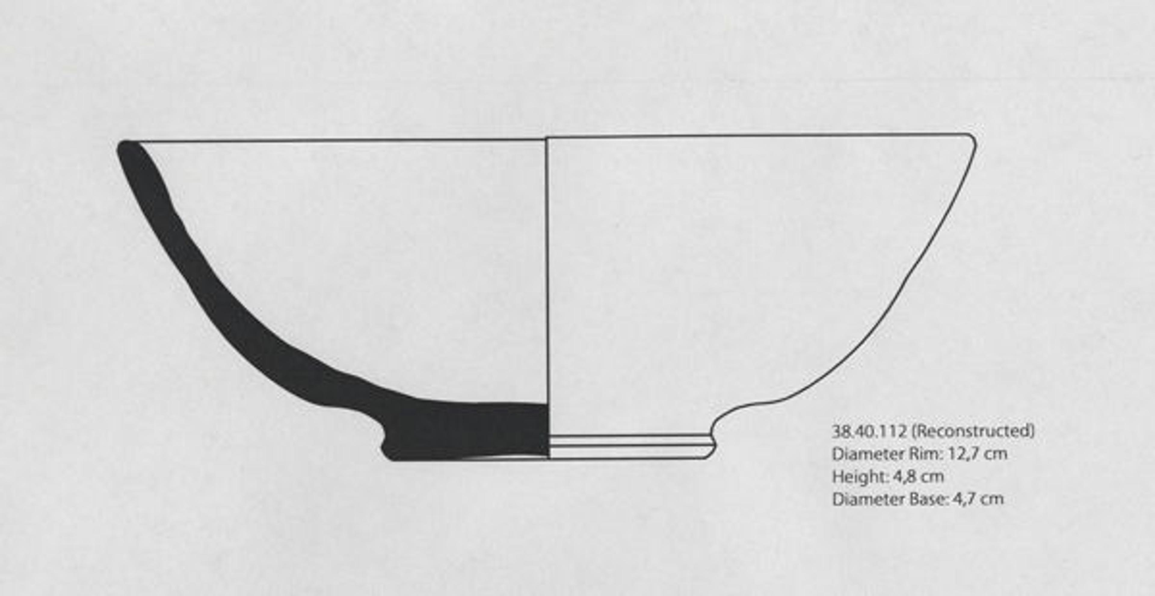 Finished archaeological illustration of the bowl (38.40.112)