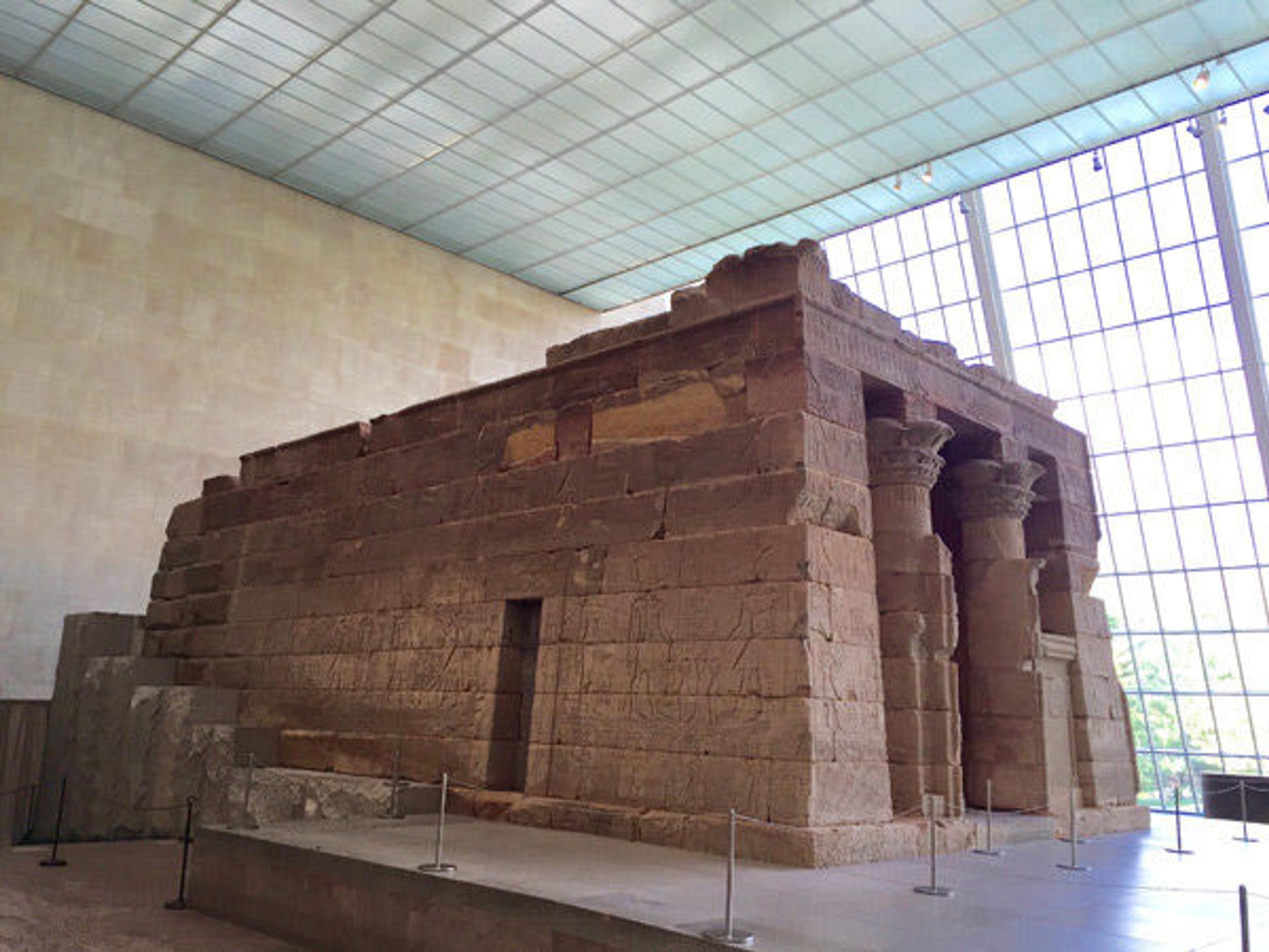 The Temple of Dendur in The Sackler Wing—one of Telly Leung's favorite galleries in the Met