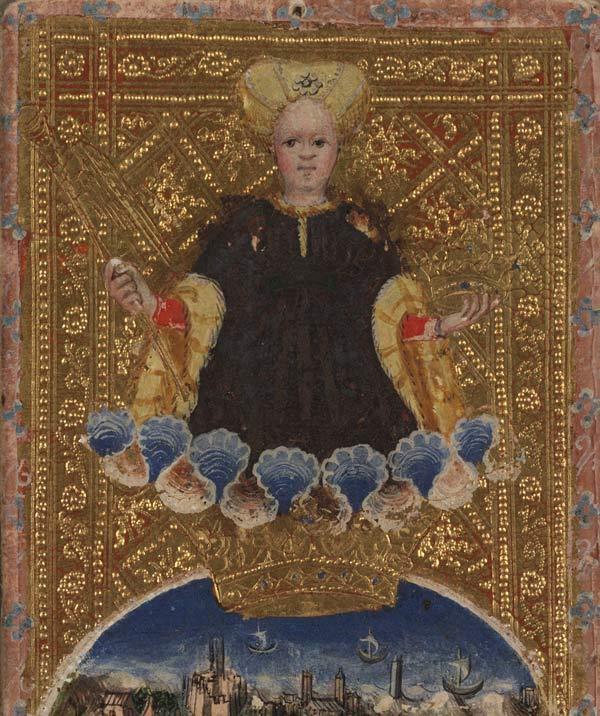 World, from the Visconti Tarot