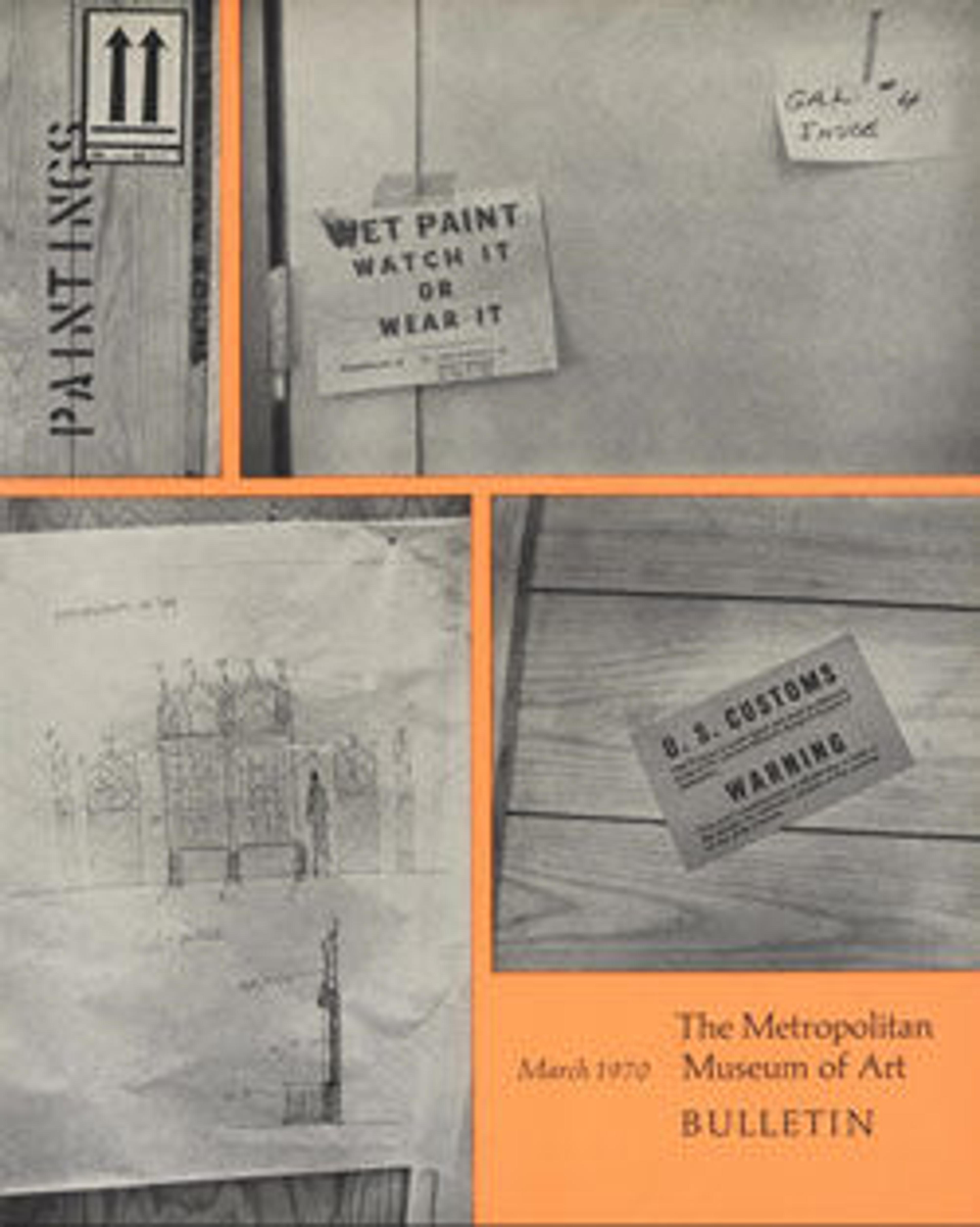 The Metropolitan Museum of Art Bulletin, v. 28, no. 7 (March, 1970)