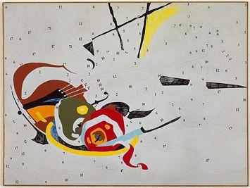 A Warhol draw-by-numbers painting