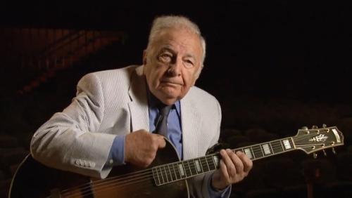 Image for Bucky Pizzarelli demonstrates the use of a rhythm guitar