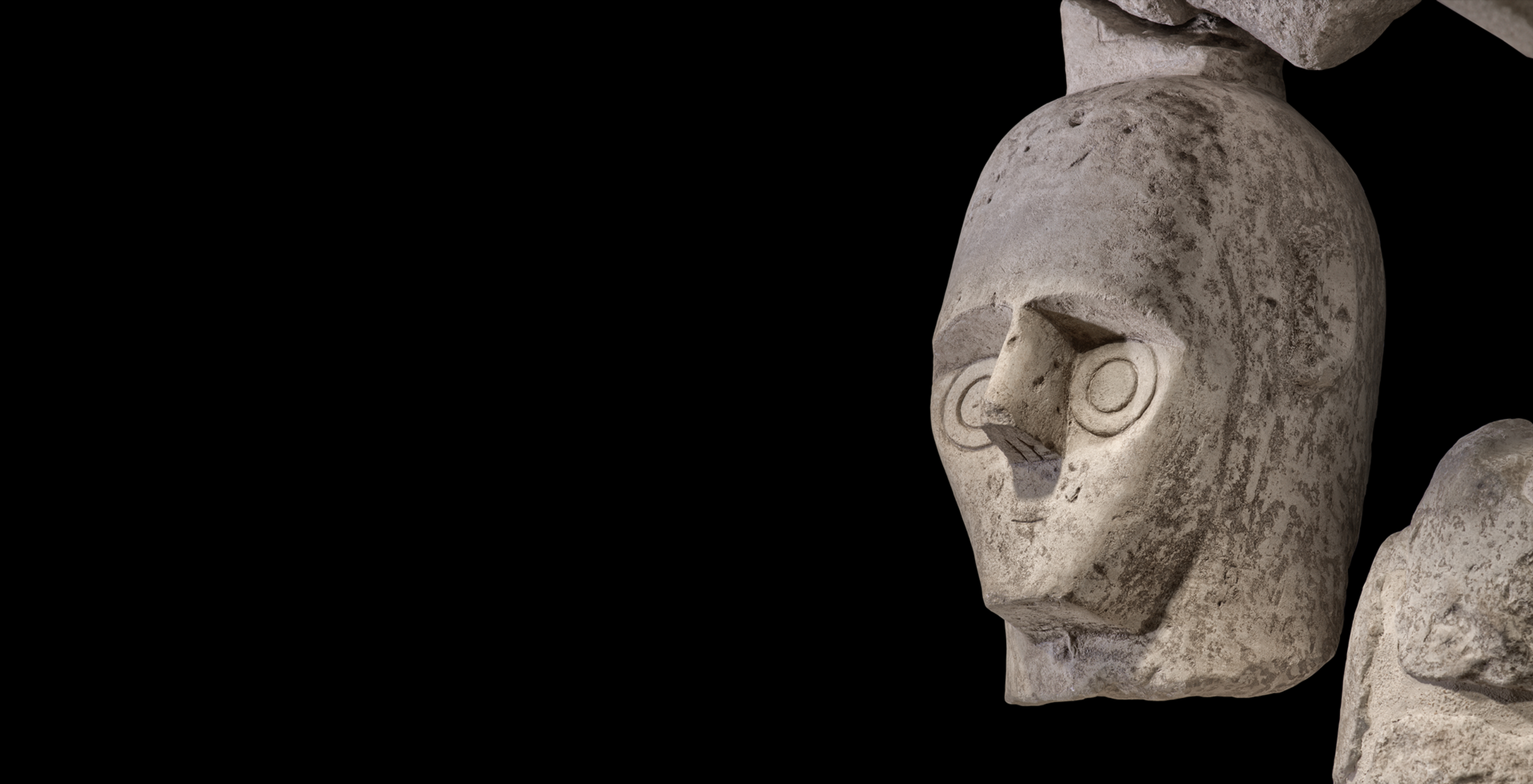 CU of one of the Giant's faces.