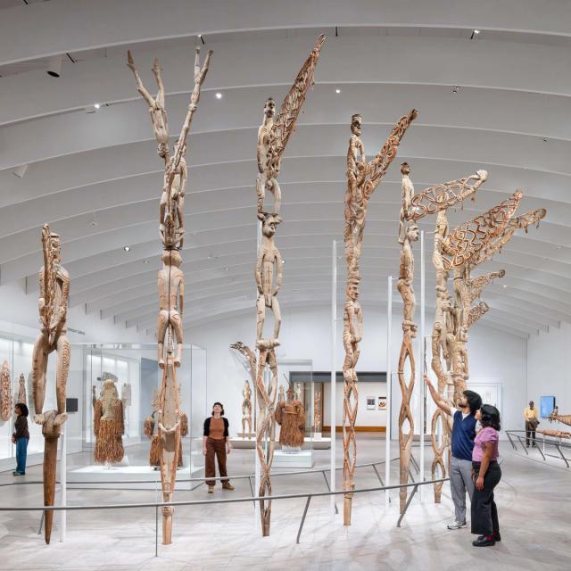 Arts of Oceania, Gallery 350, The Michael C. Rockefeller Wing. Photo by Bridgit Beyer