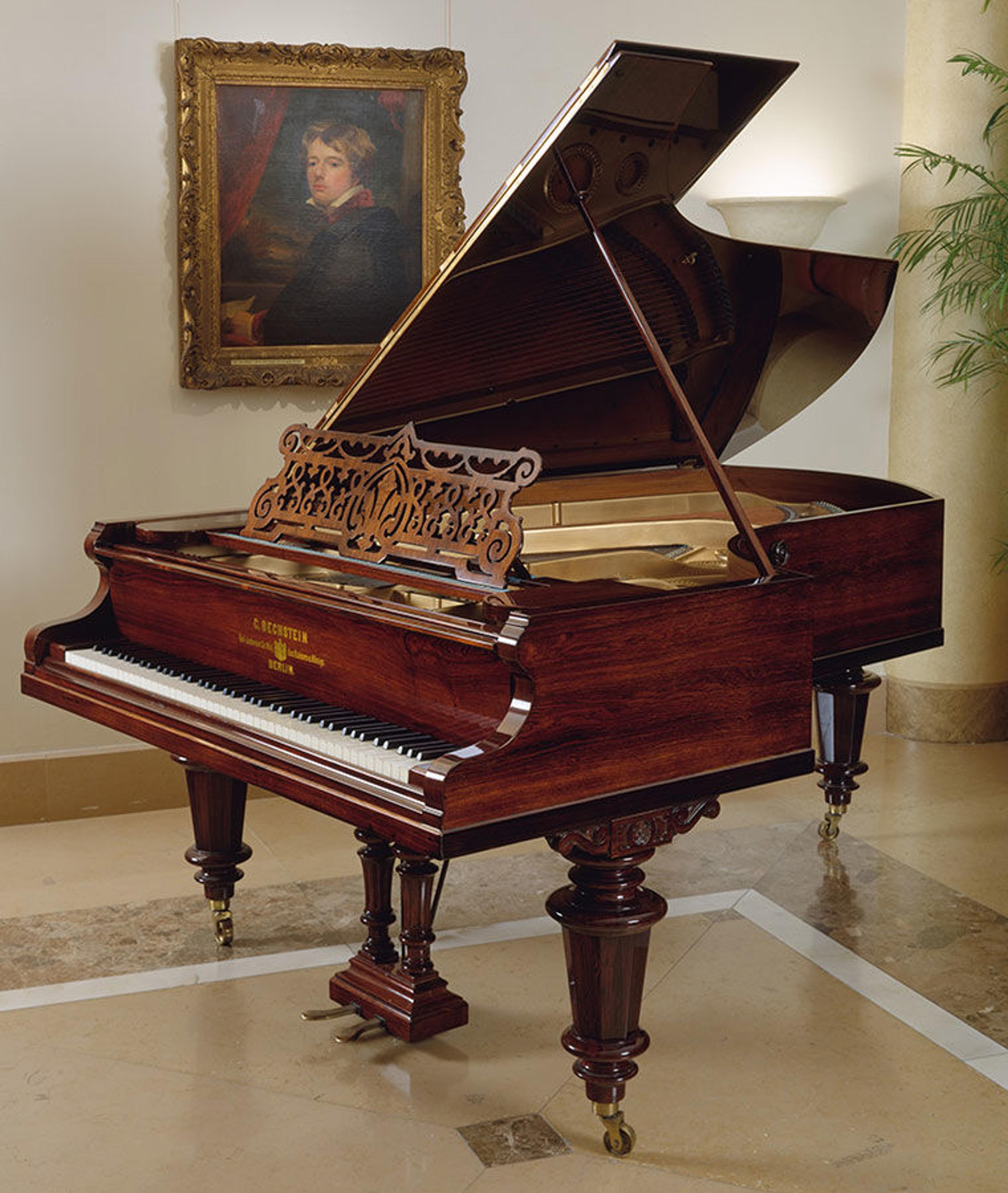 Color photograph of The Met's ca. 1893 Bechstein piano.