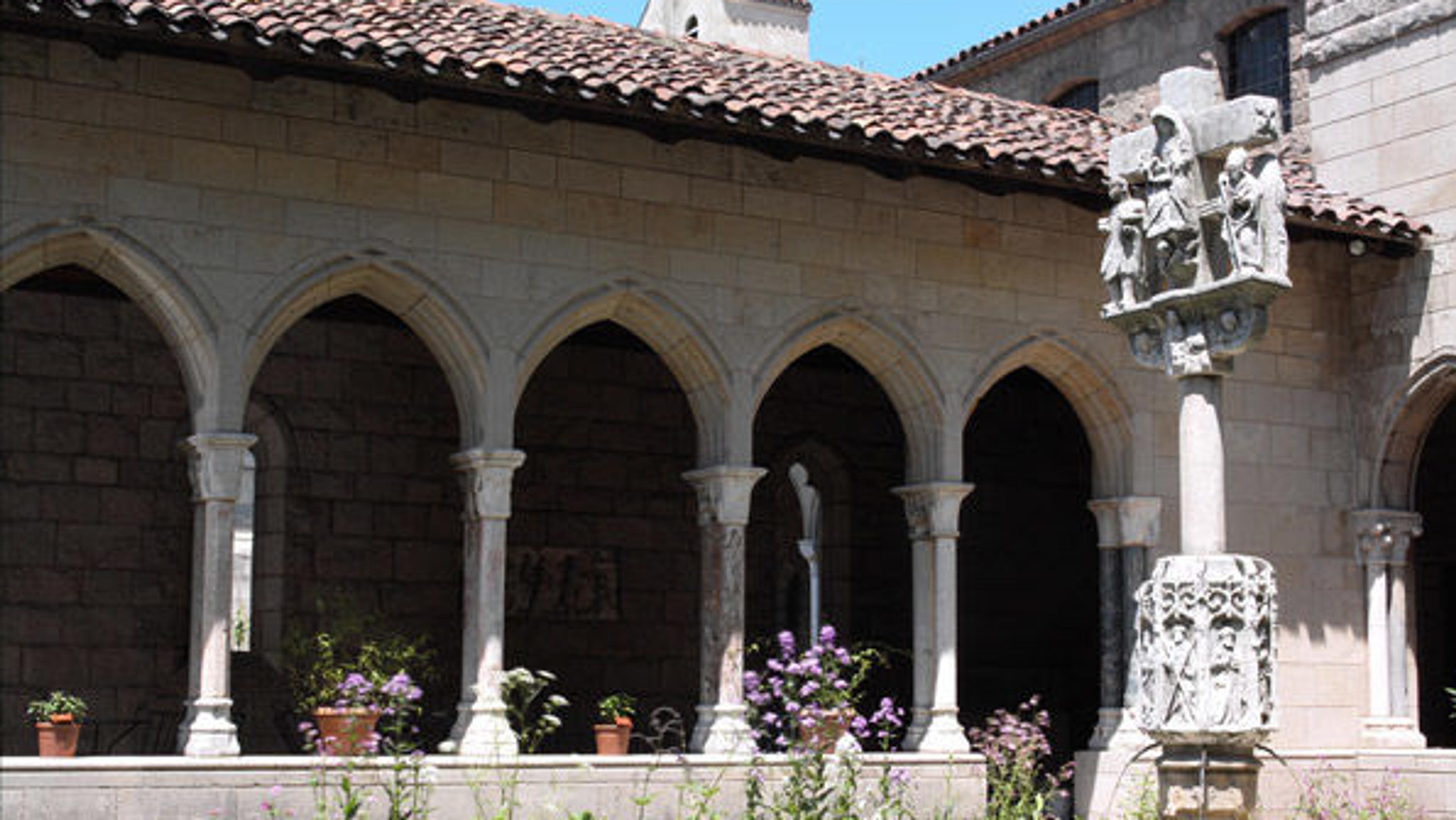 View of the Cuxa Cloister.