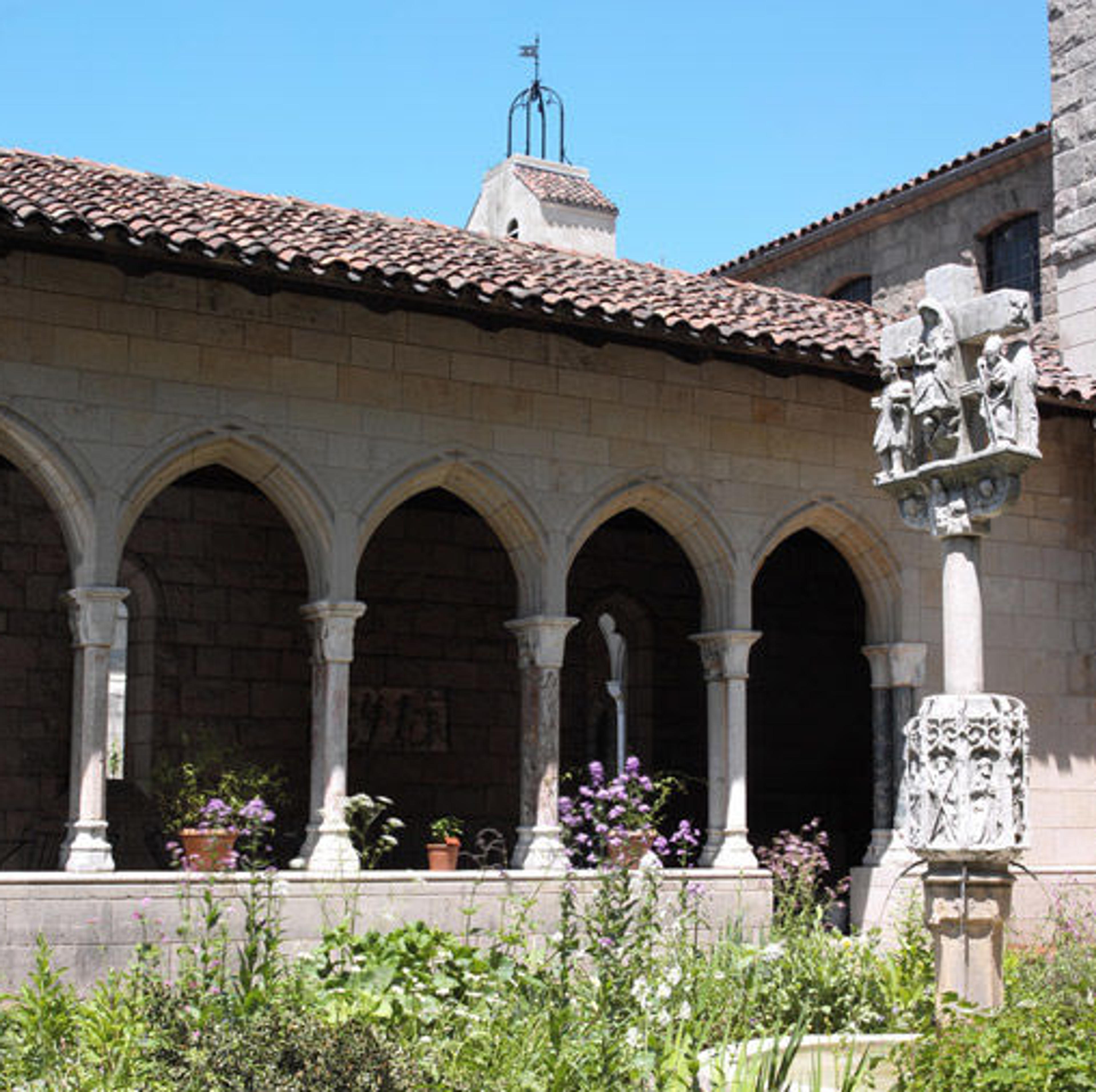 View of the Cuxa Cloister.