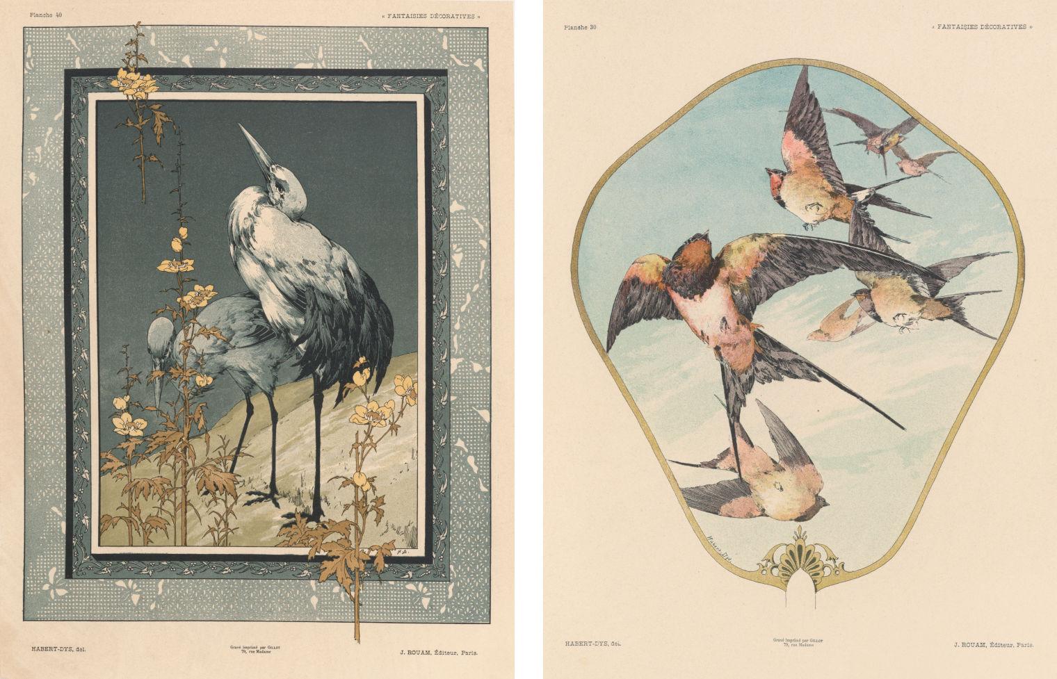 Composite image of birds