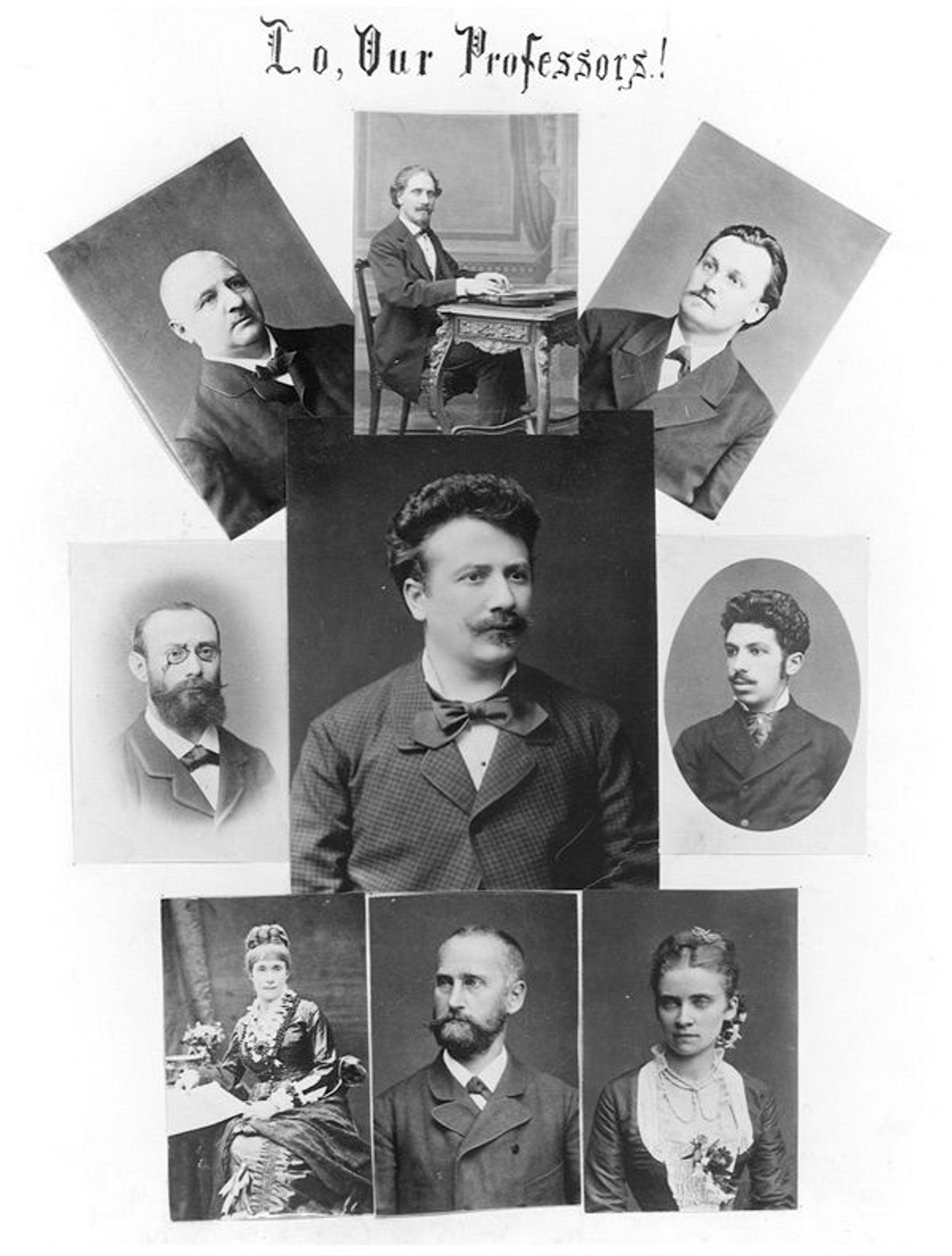 The Brown family's music teachers in Vienna. Photo courtesy of the Brown Family Archives