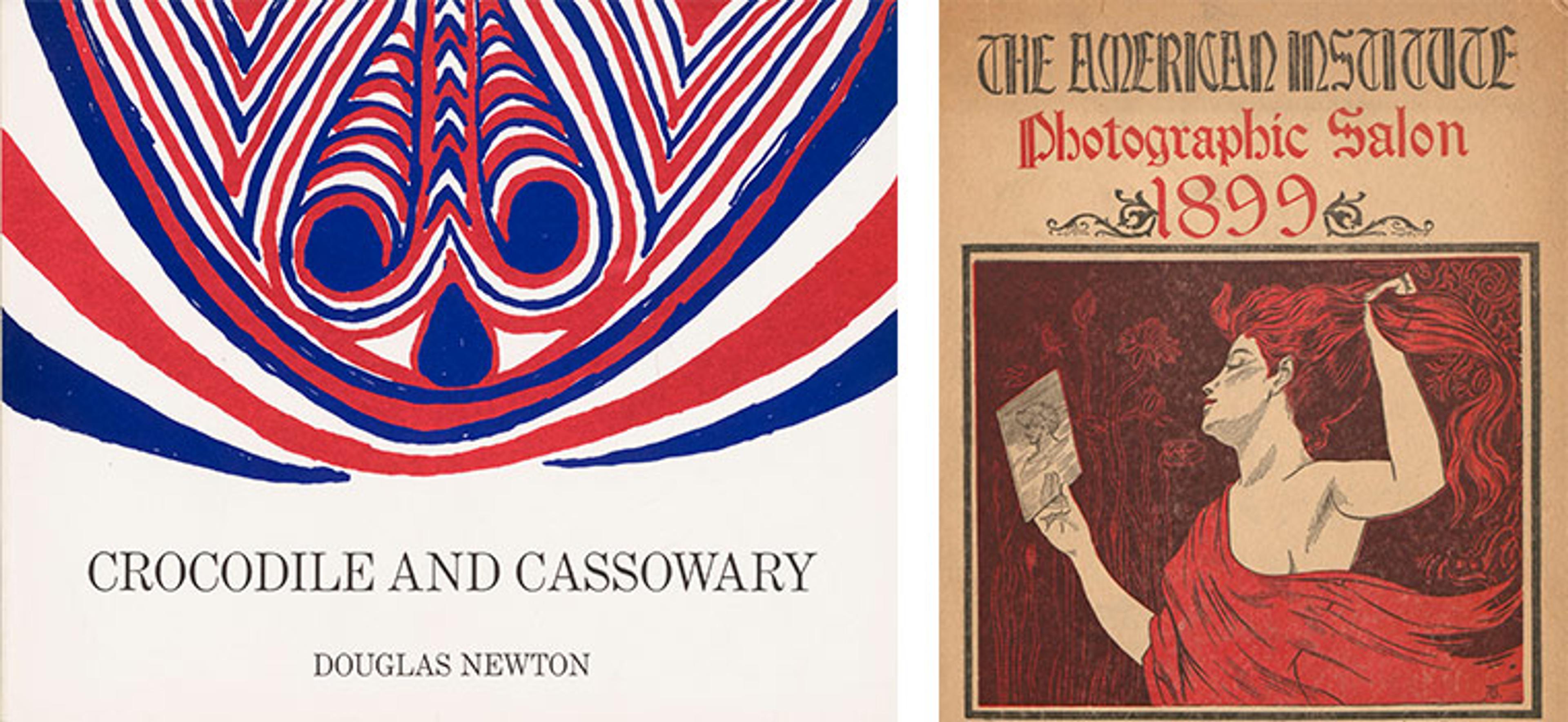 2 exhibition catalog covers