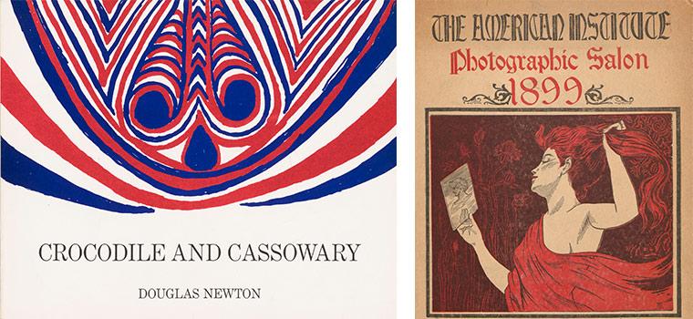 2 exhibition catalog covers