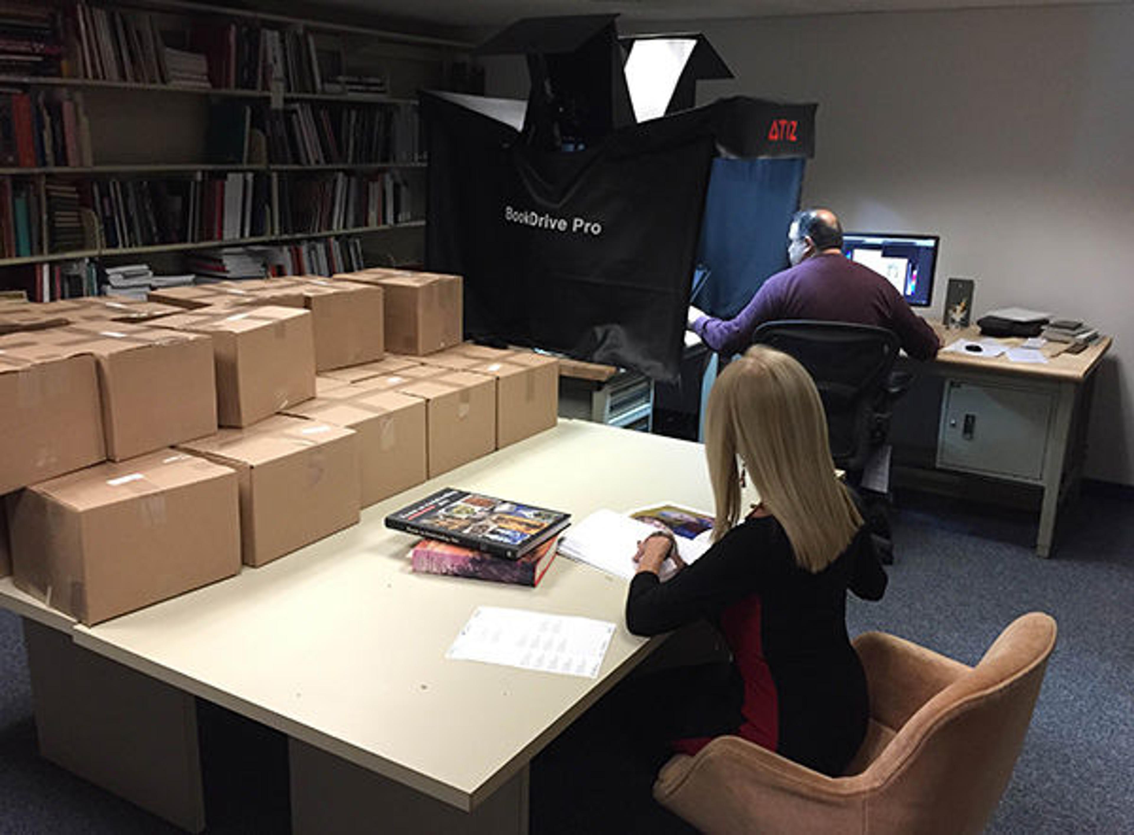 scanning room
