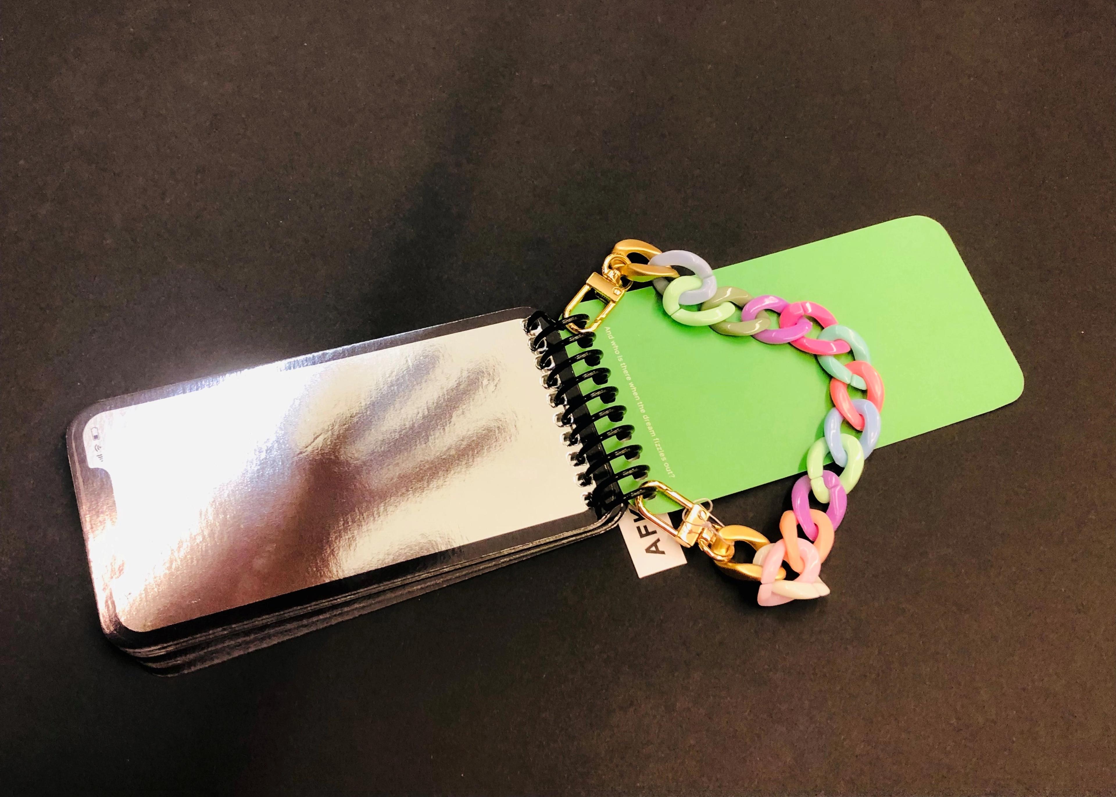 Cellphone-shaped artist's book