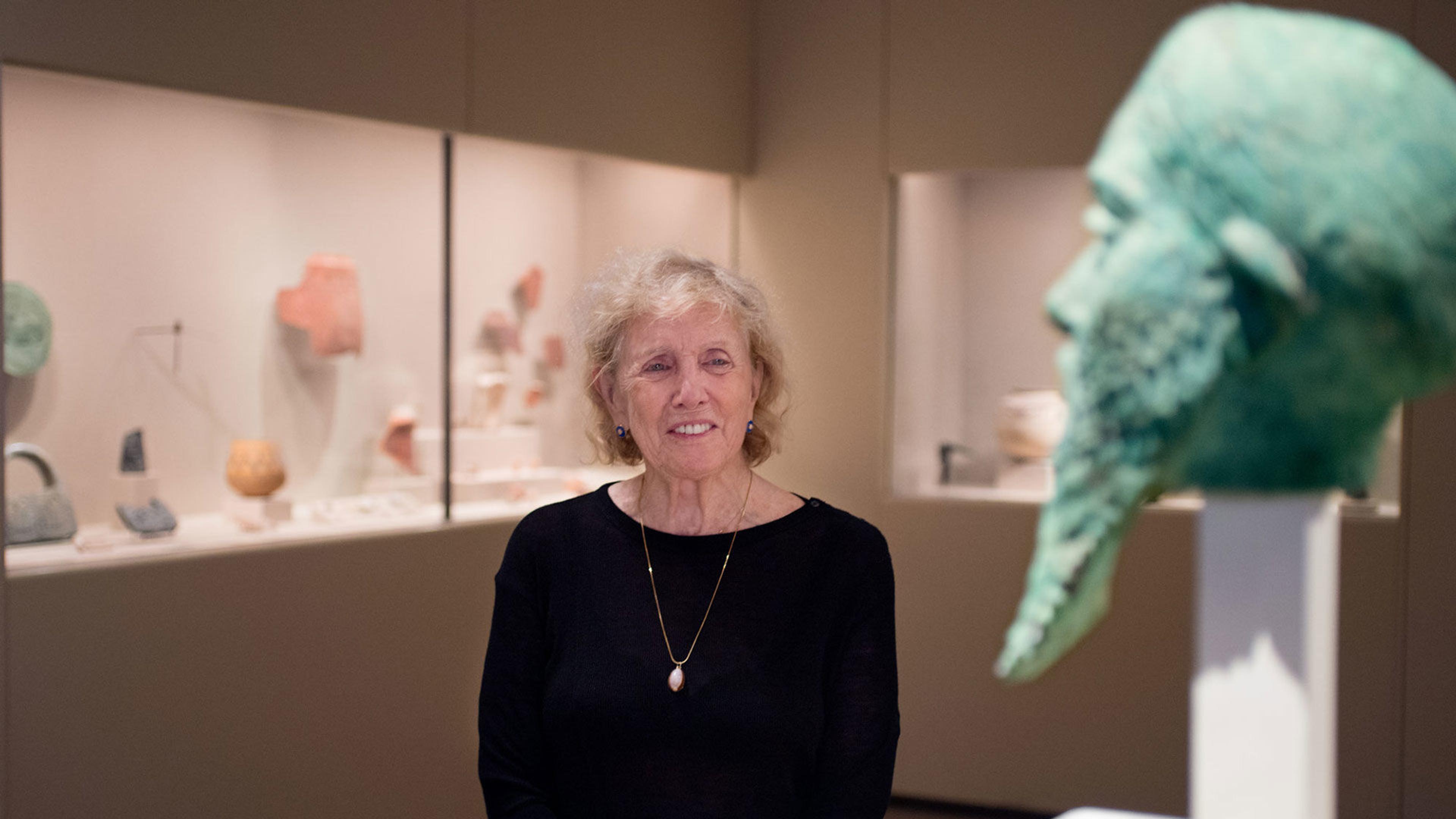 Dorothea Rockburne on an ancient Near Eastern head of a ruler