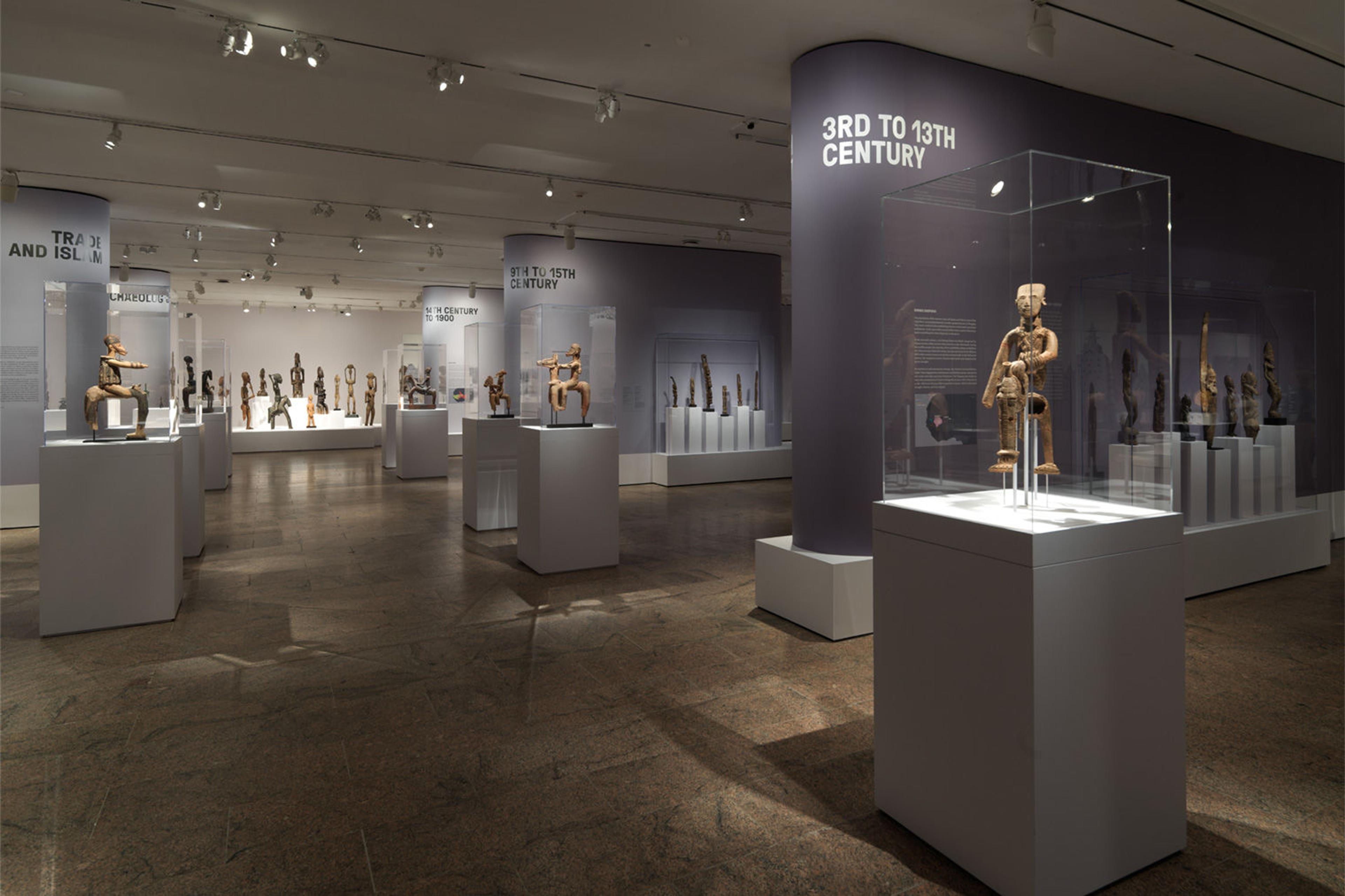 An installation view of Sahel