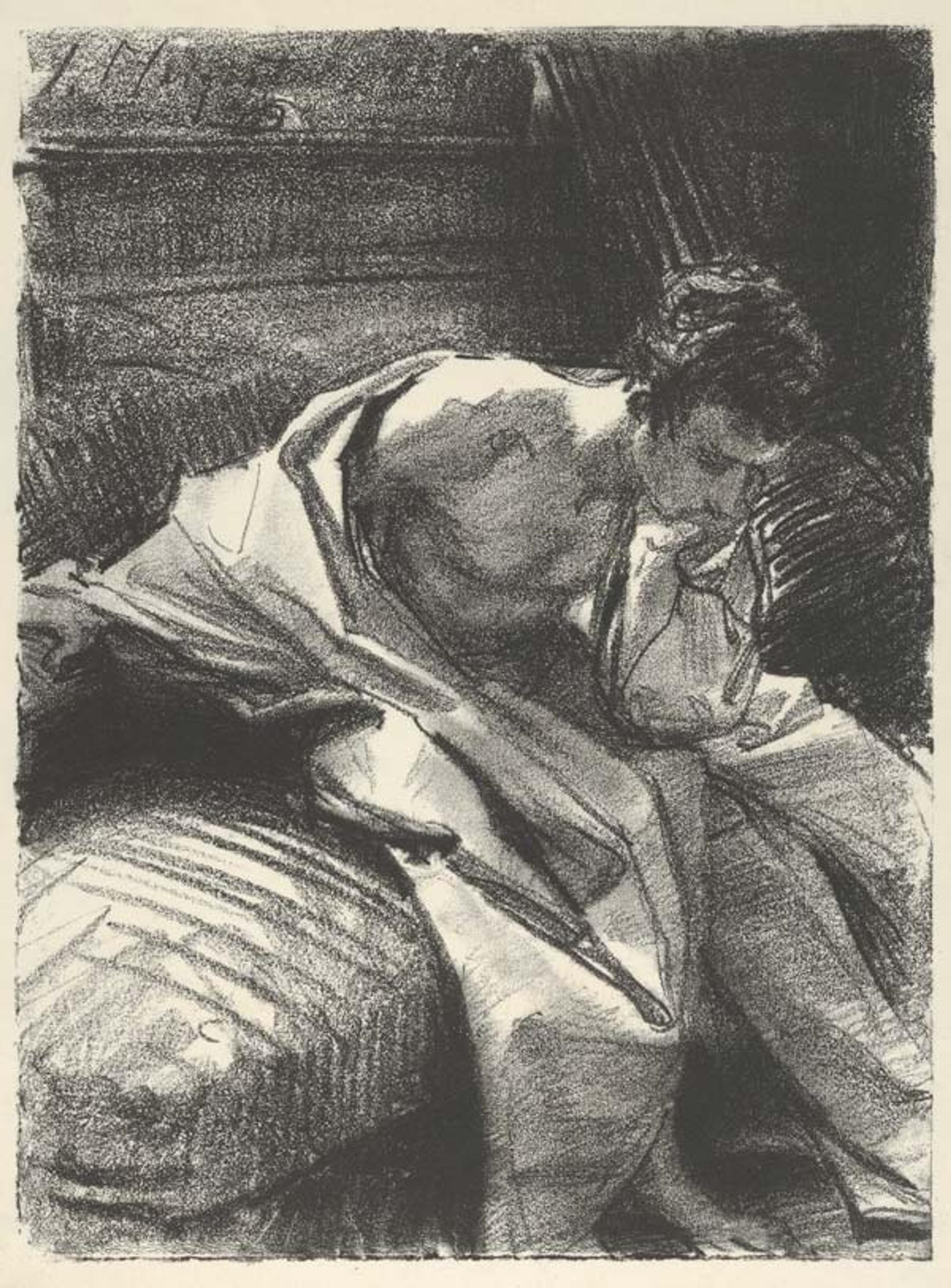 Study of a Young Man, Seated