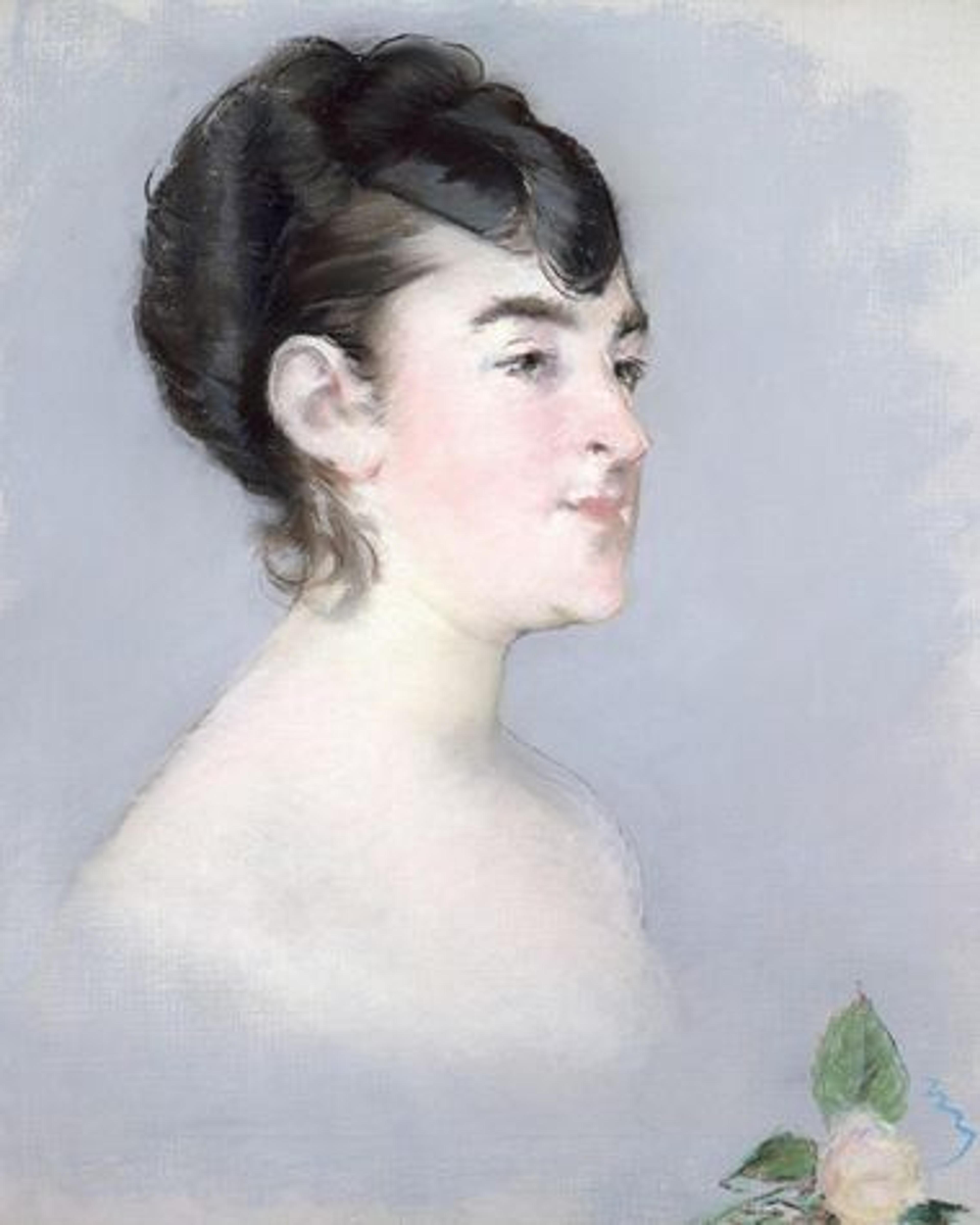A pastel portrait of Emilie-Louise Delabigne on canvas by Matisse