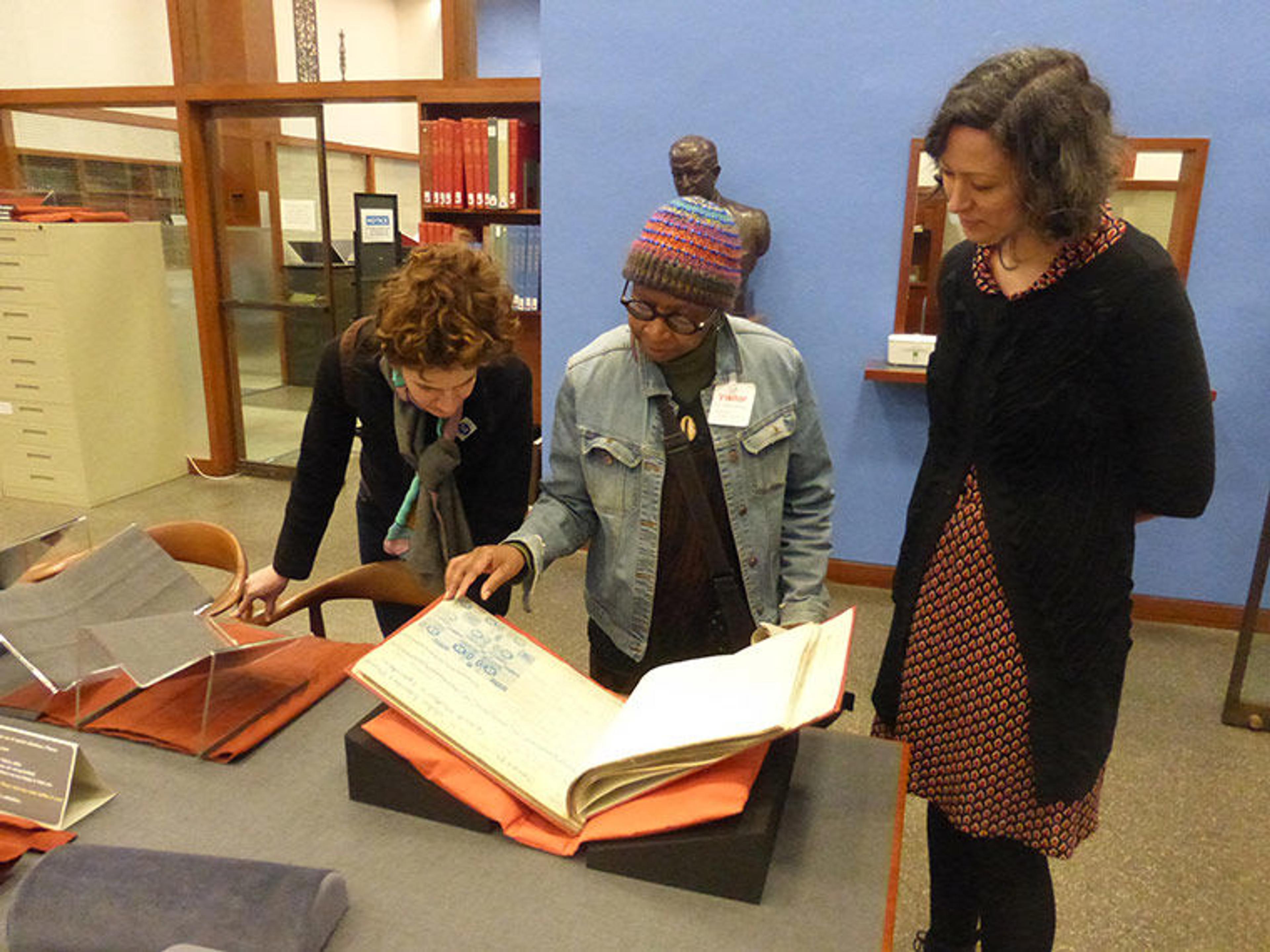 Sarah Jane Lapp, Xenobia Bailey, and Jen Mazza