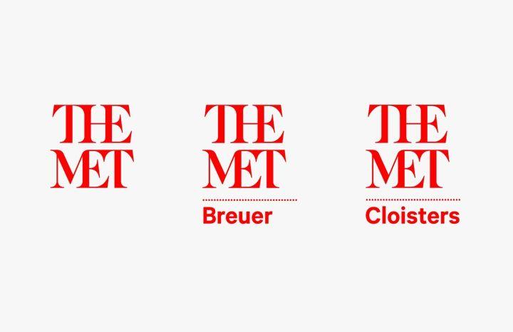 The Met logo and its treatment across the Museum's three physical campuses