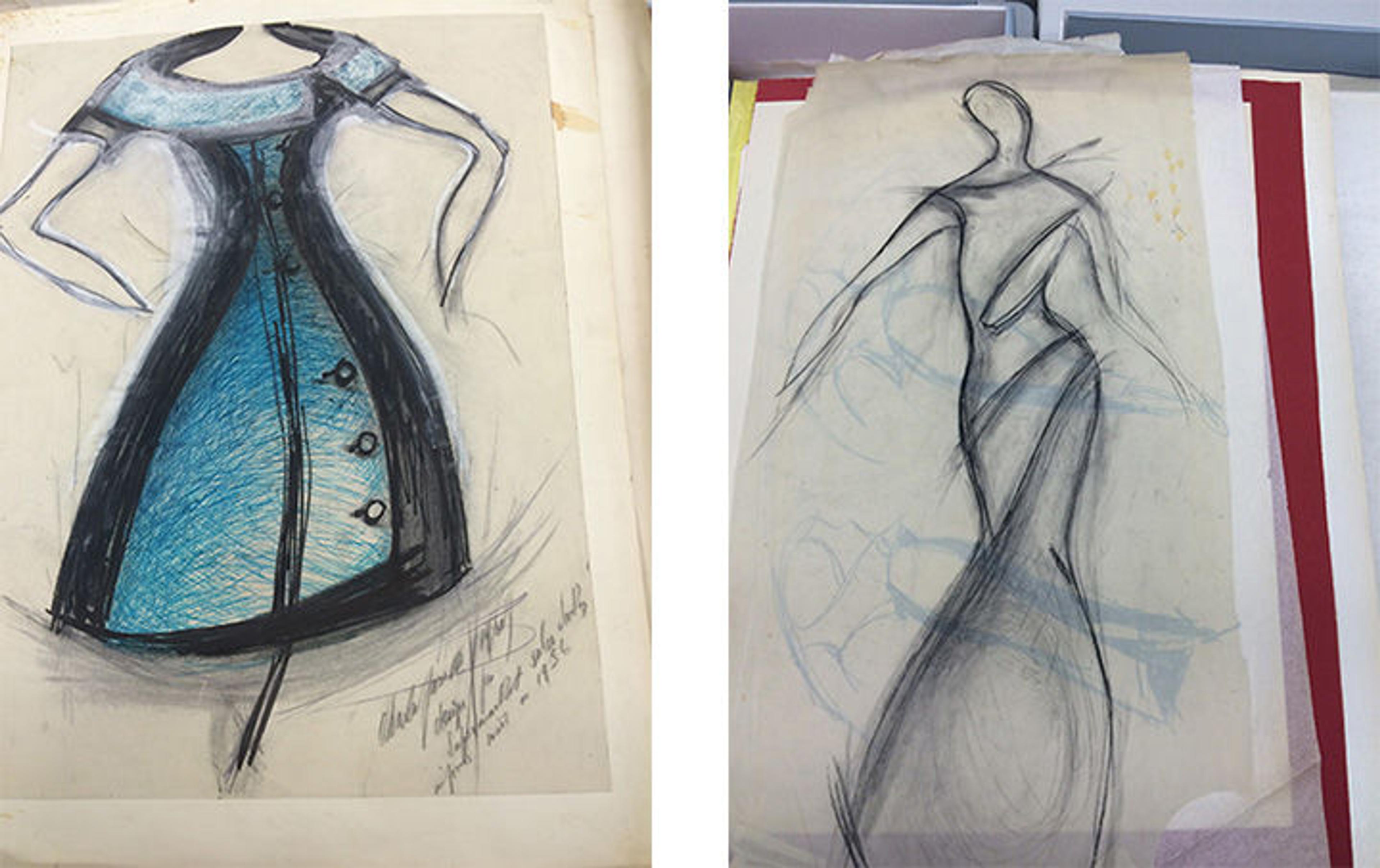dress sketches