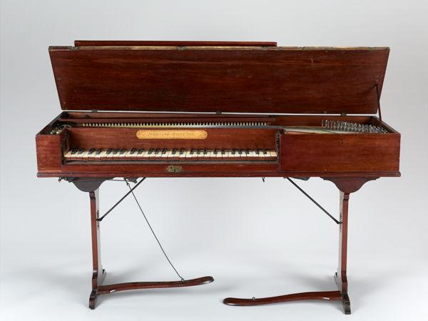 Ferdinand Weber (German, 1715–1784). Square Piano, 1772. Dublin, Ireland. Mahogany, iron, brass, ivory, ebony, various materials. The Metropolitan Museum of Art, New York, Bequest of Murtogh D. Guinness, 2003 (2003.300)