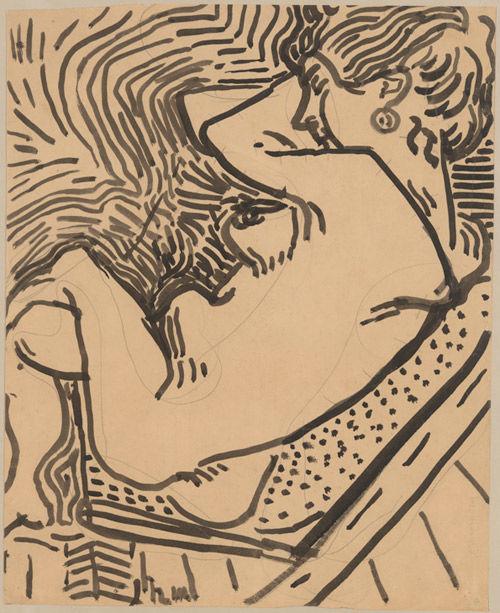 Henri Matisse (French, 1869–1954) | Seated Nude Asleep | 1999.363.39