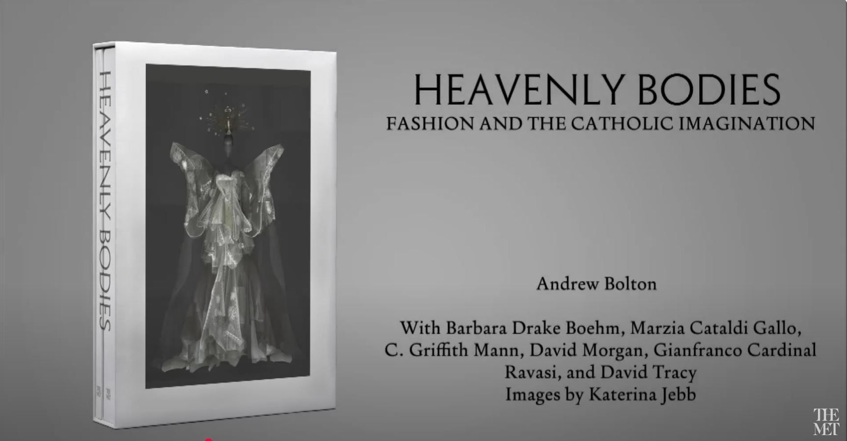 Image of Heavenly Bodies book to the left on a grey background with title and author information listed to the right