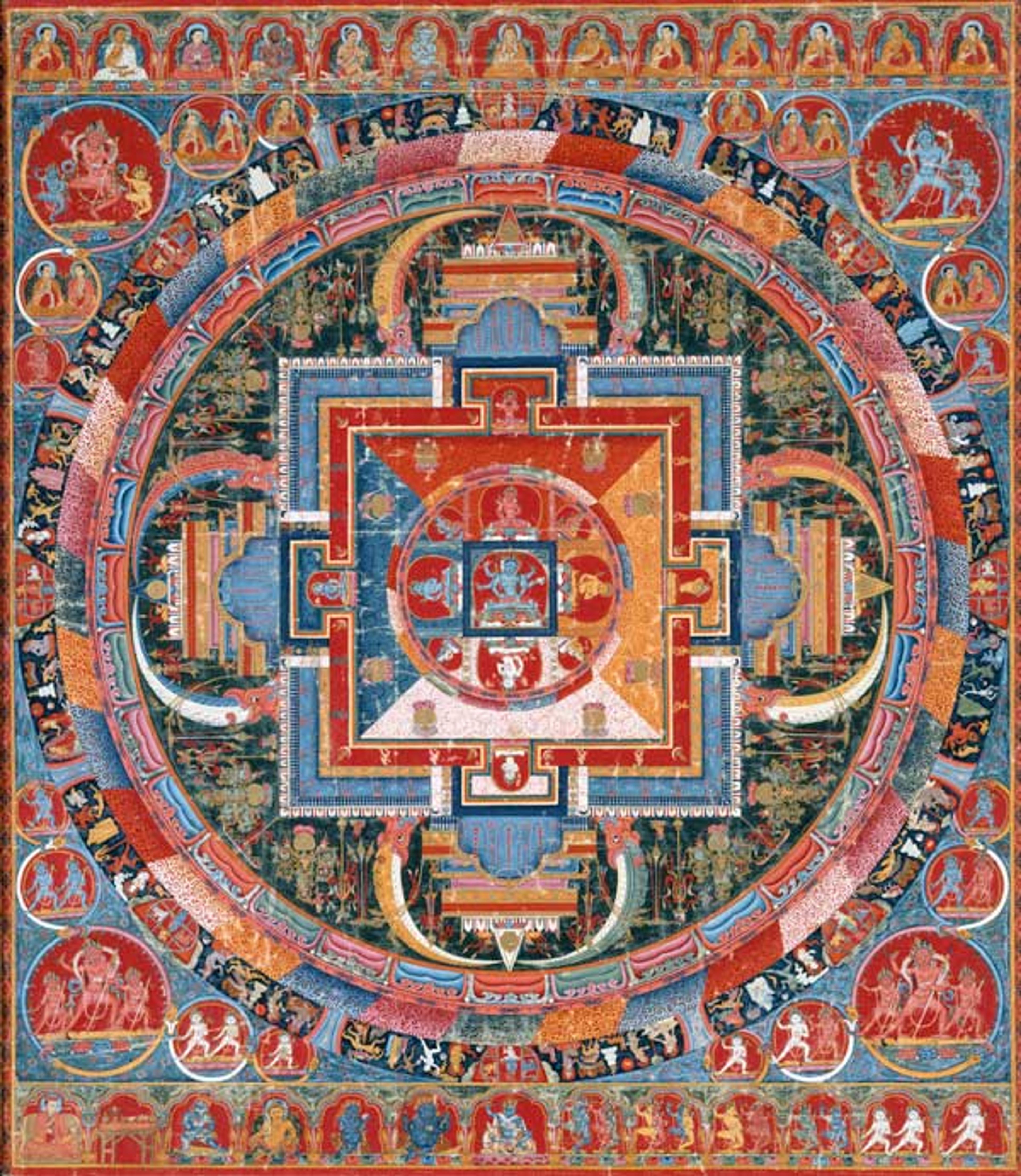 Mandala of Jnanadakini, late 14th century | Sakya School. Tibet | The Metropolitan Museum of Art, New York, Purchase, Lita Annenberg Hazen Charitable Trust Gift, 1987 (1987.16)