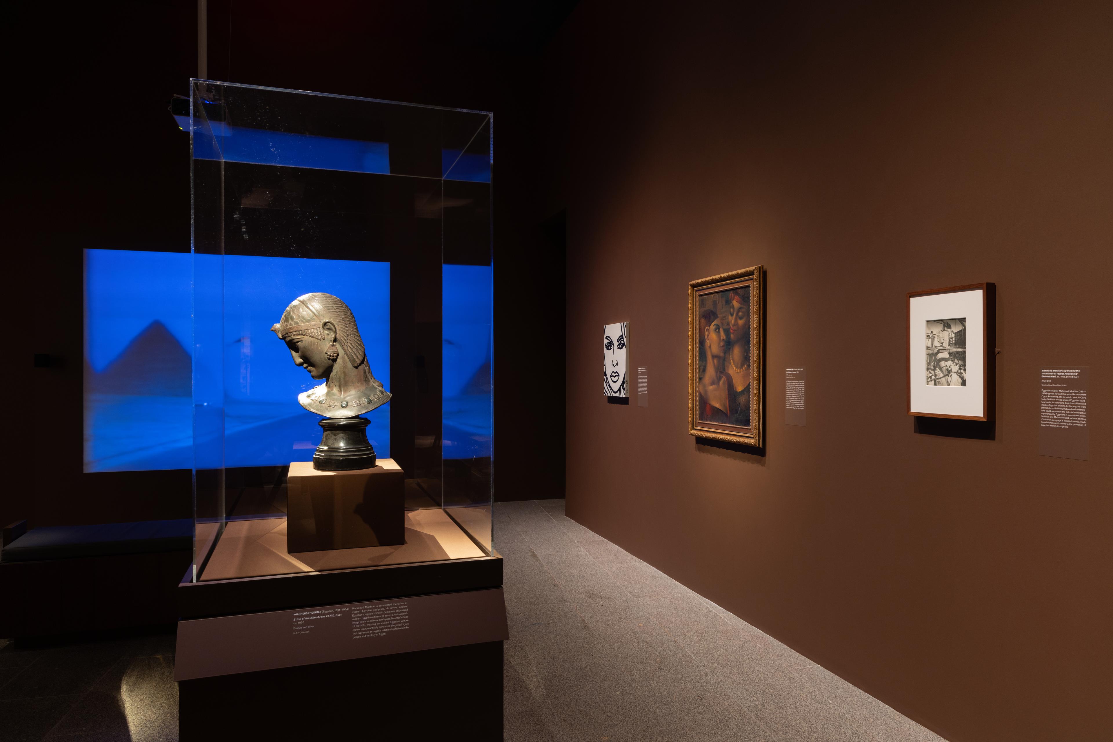 Gallery view of the Flight into Egypt exhibition.