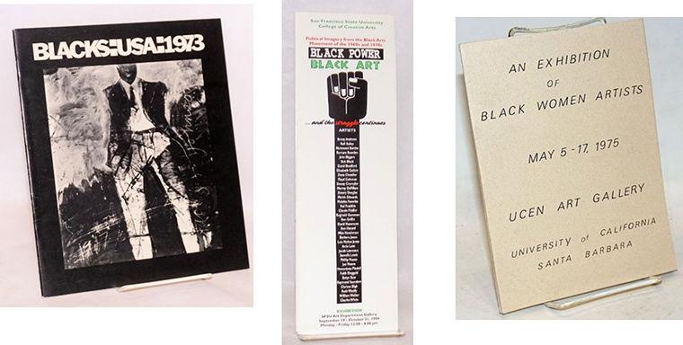 three works by Publications by Kris Graves, Nontsikelelo Mutiti, and Carrie Mae Weems