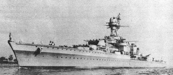 French cruiser Georges Leygues in the 1940s, U.S. Navy All Hands magazine, January 1948, 13. Accessed via Wikimedia