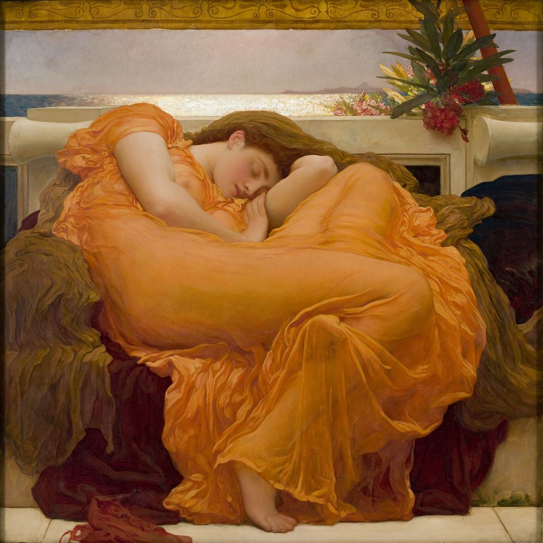 chinese dress ladies Duong Sen | Lady In Orange Dress main image 1