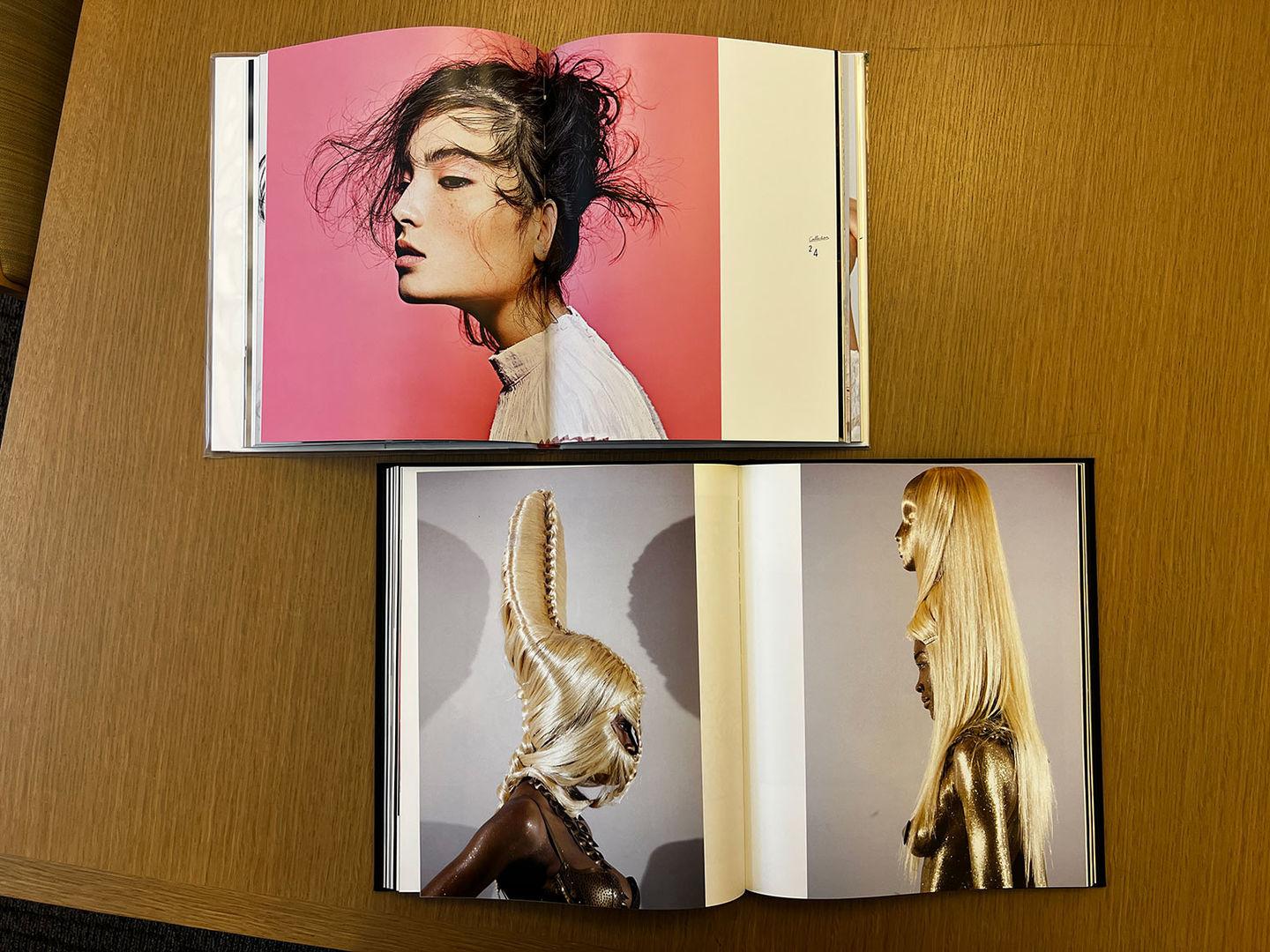 Two interior spreads