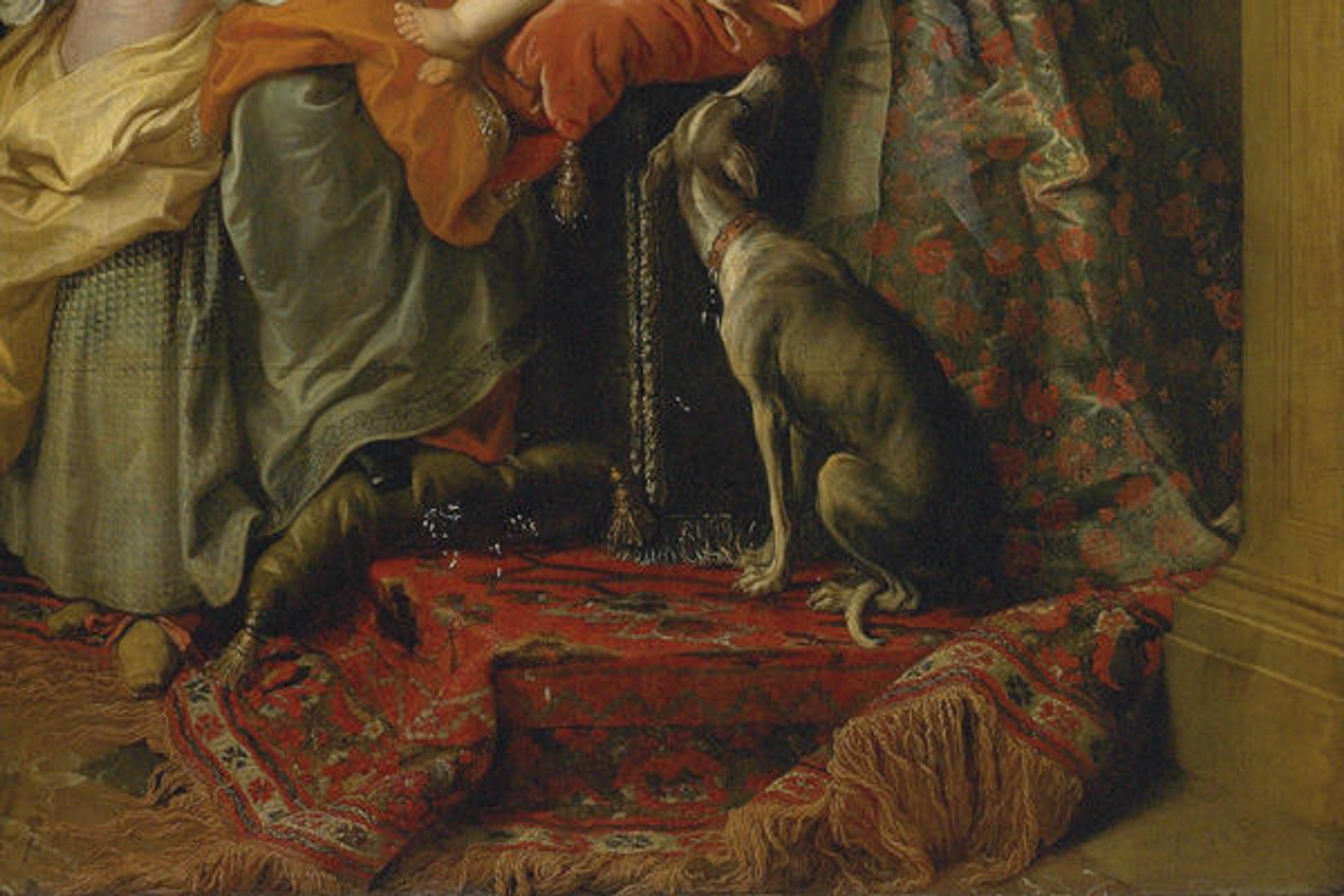 Dog in the Jabach portrait