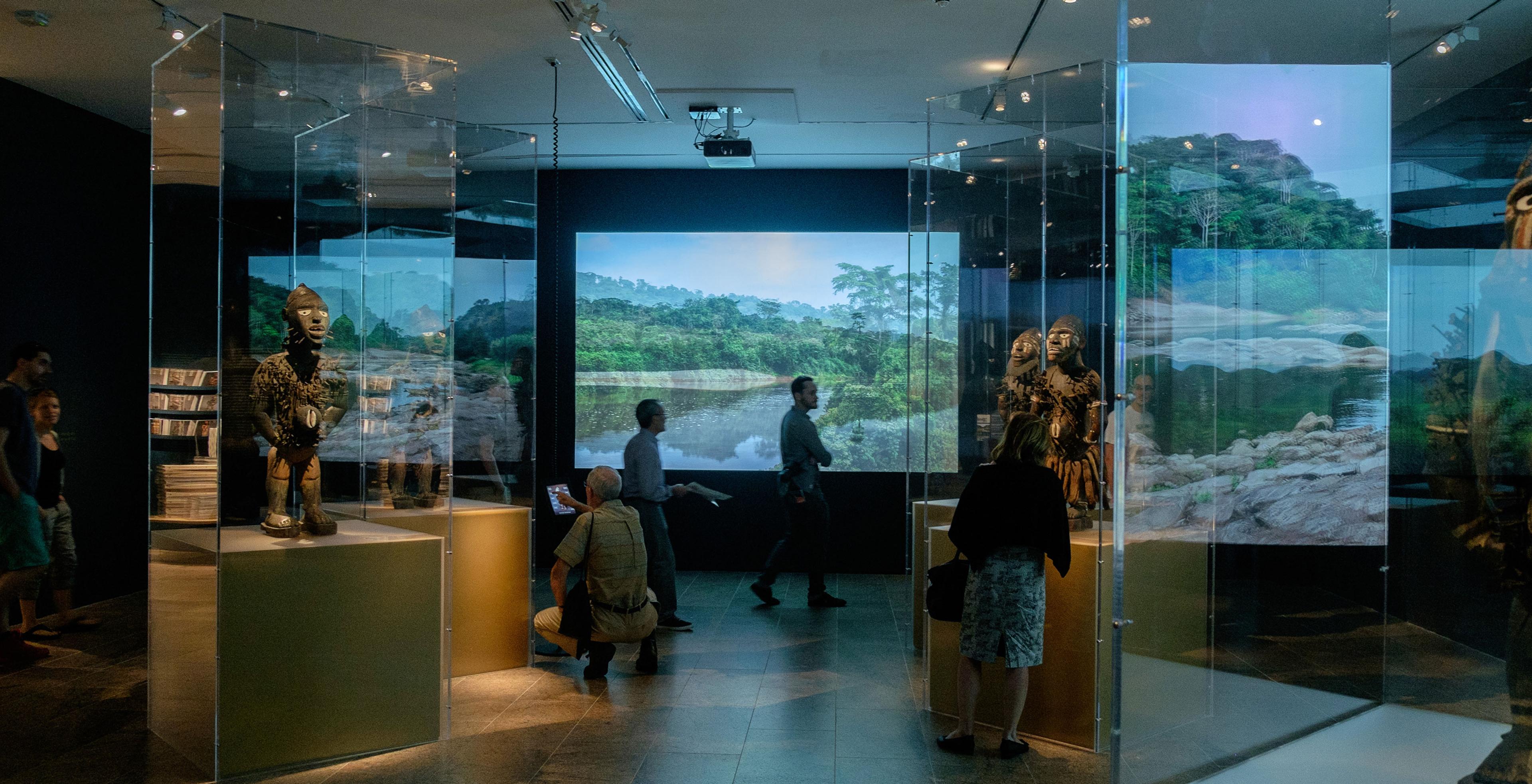 Installation view of the Kongo exhibition