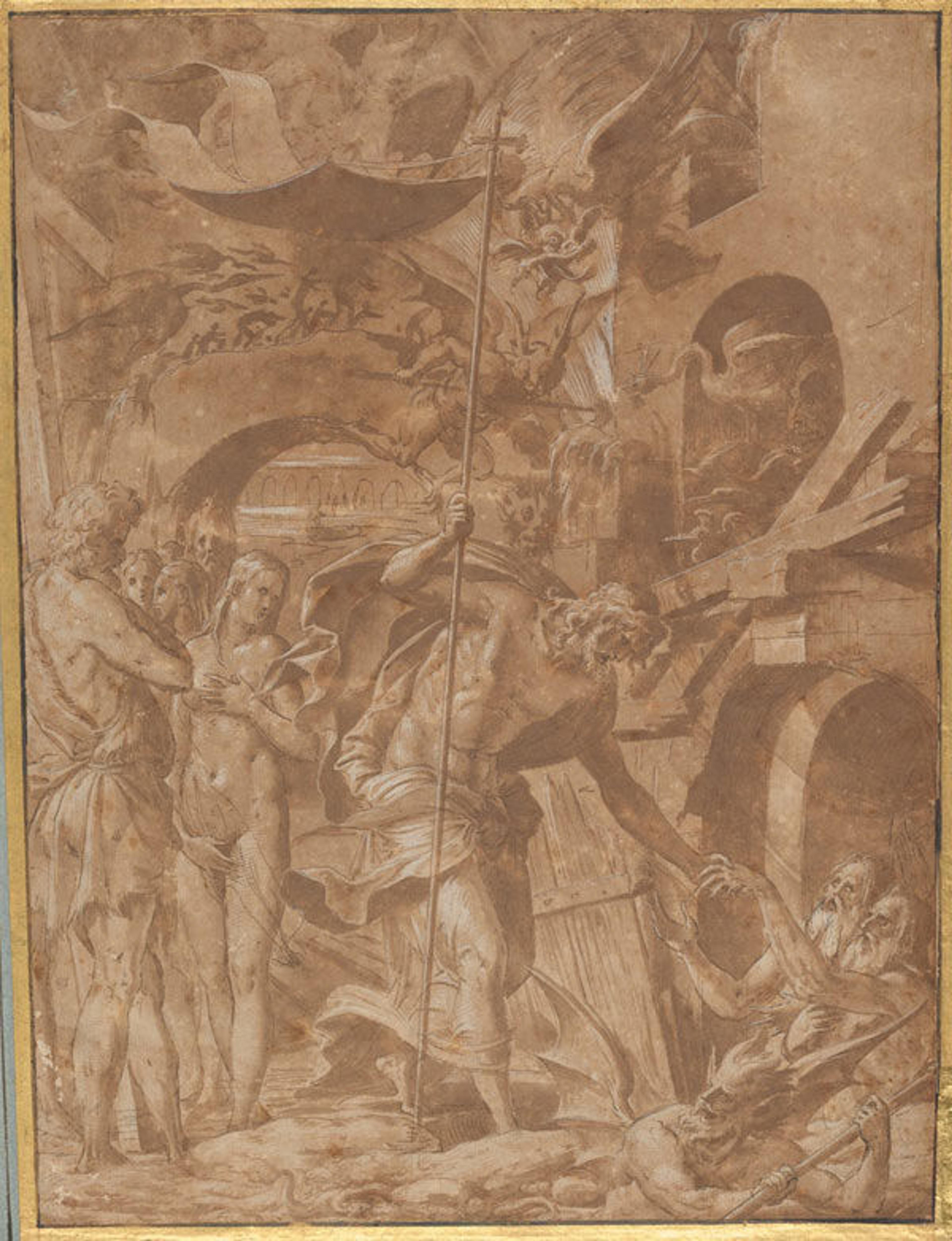 Luca Penni (Italian, 1500/1504-1557), Christ in Limbo