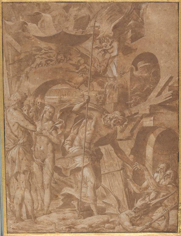 Luca Penni (Italian, 1500/1504-1557), Christ in Limbo