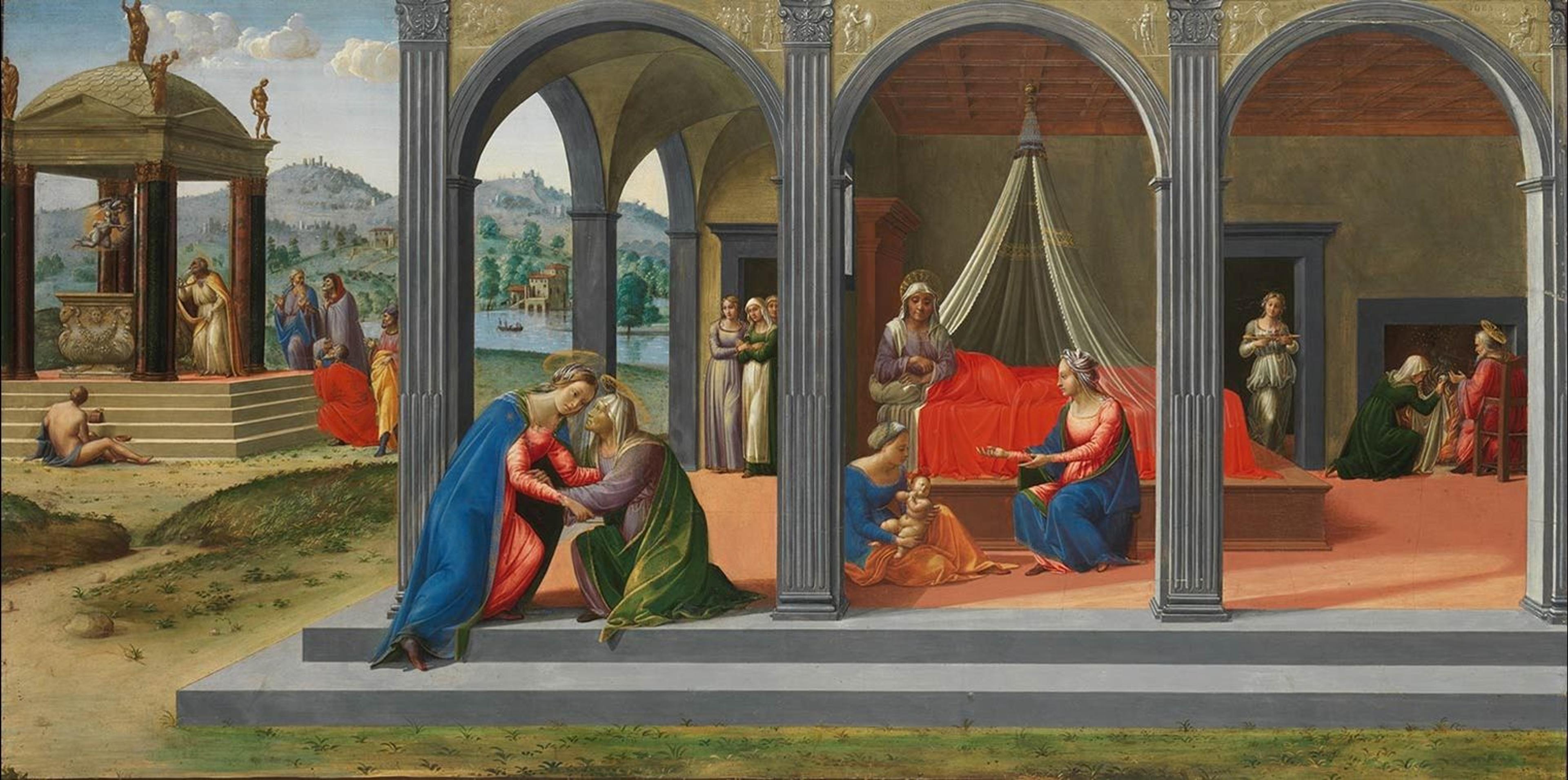 Granacci's painting of Saint John the Baptist