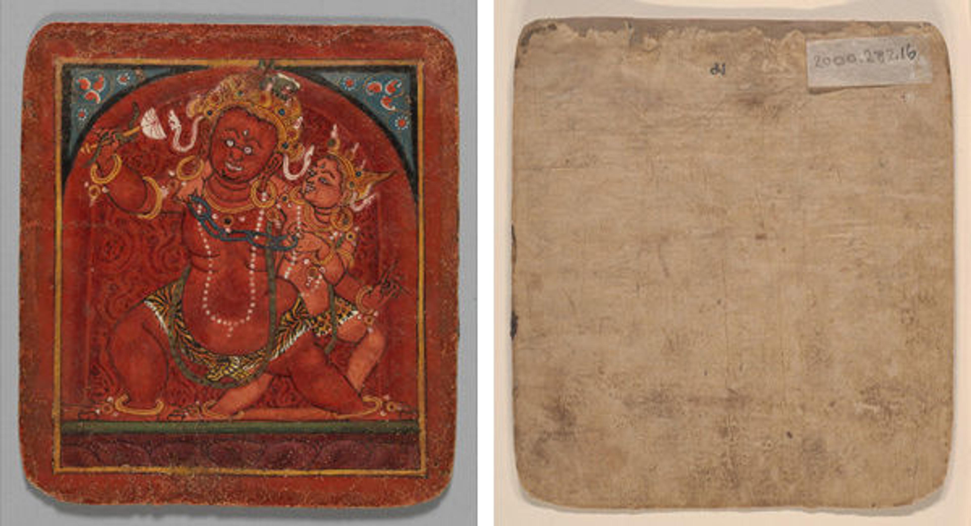 Initiation Card (Tsakalis), early 15th century. Tibet. 2000.282.16