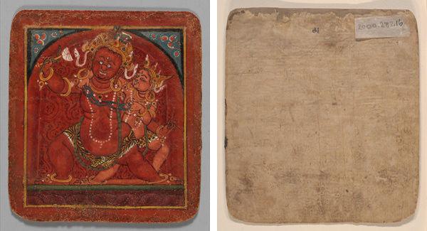 Initiation Card (Tsakalis), early 15th century. Tibet. 2000.282.16