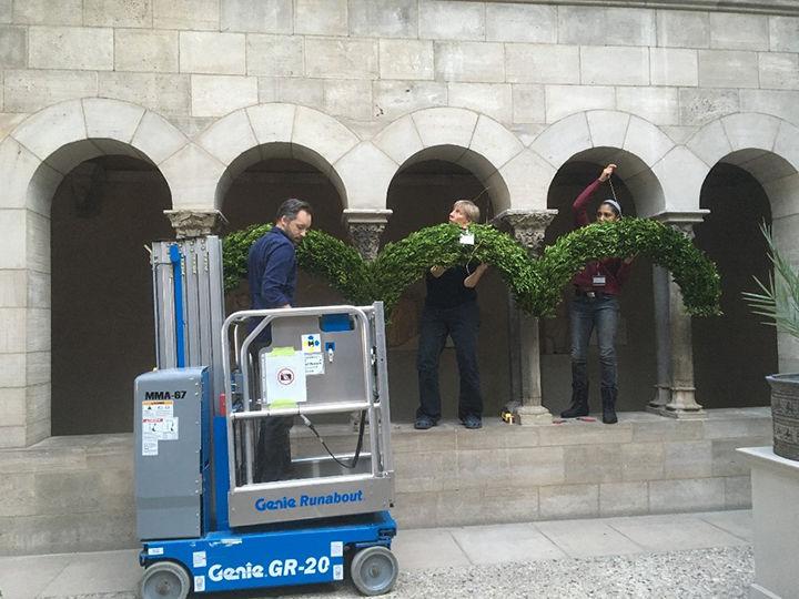 Christmastide decorations at The Met Cloisters