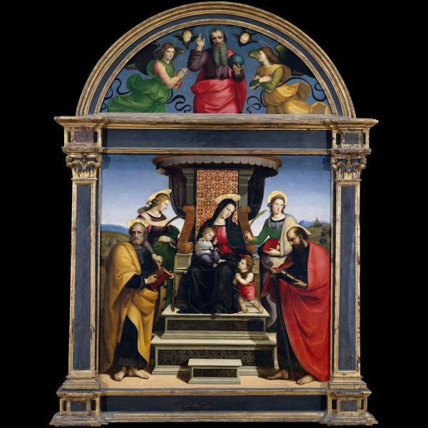 Cover Image for 5075. Madonna and Child Enthroned with Saints